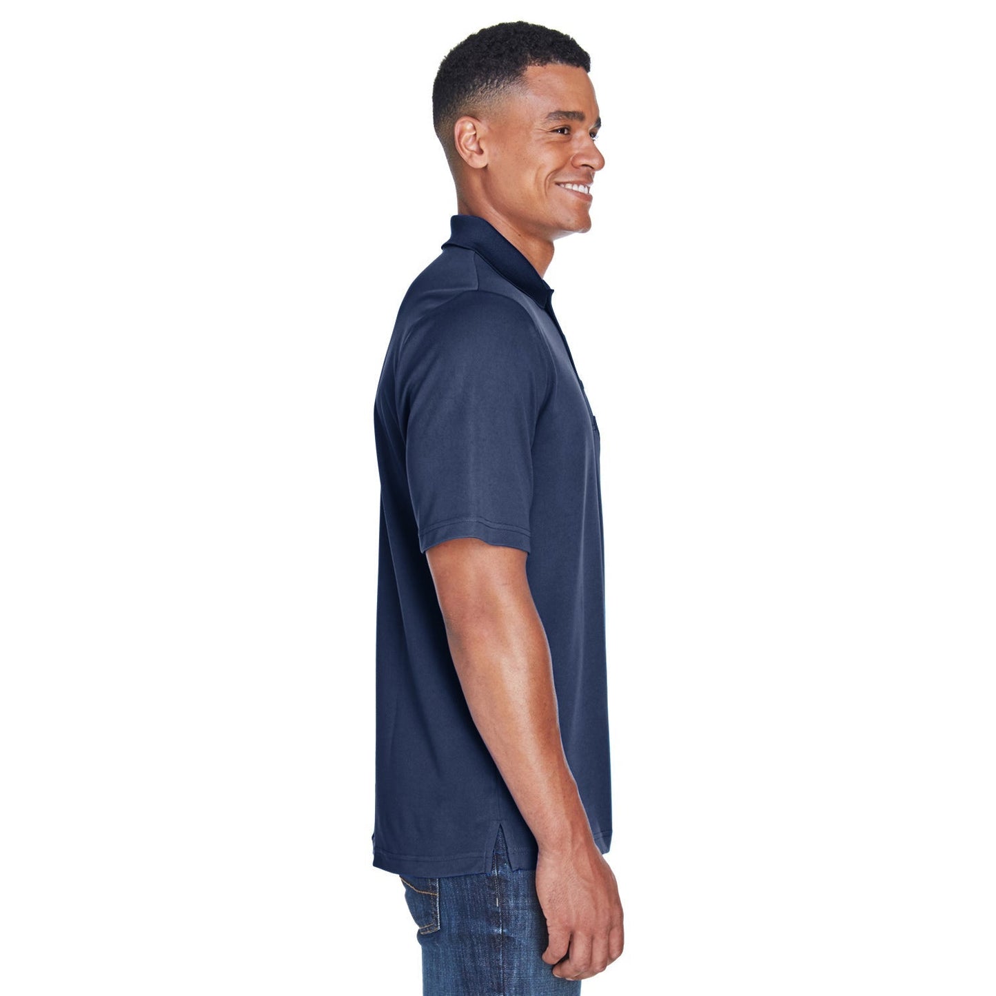 Black Polo Shirt - Core 365 - Performance Fabric