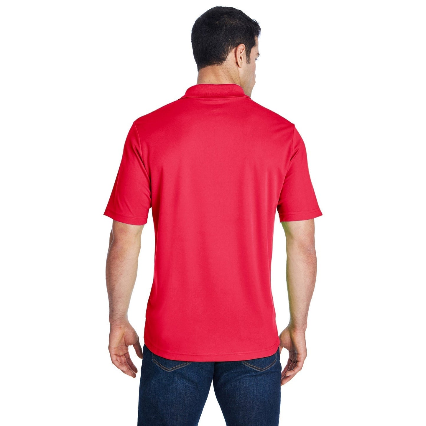 Black Performance Polo - Core 365 - Moisture Wicking