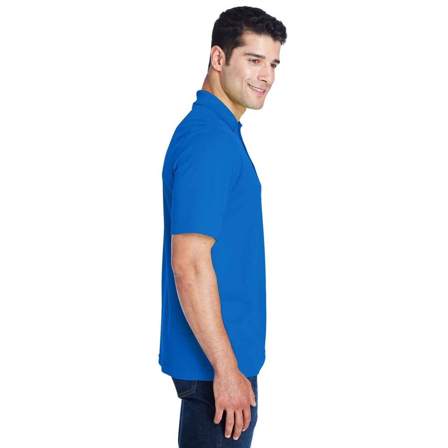 Black Performance Polo - Core 365 - Moisture Wicking