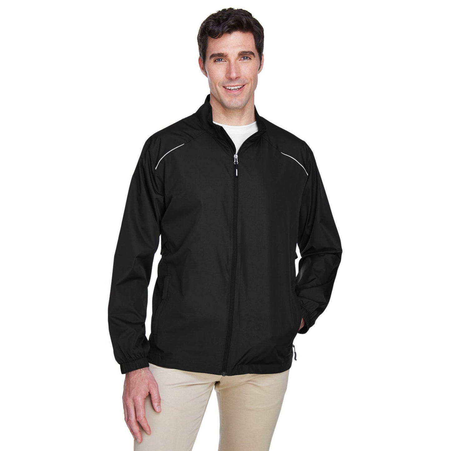 Black Lightweight Jacket - Core 365 - Water Resistant