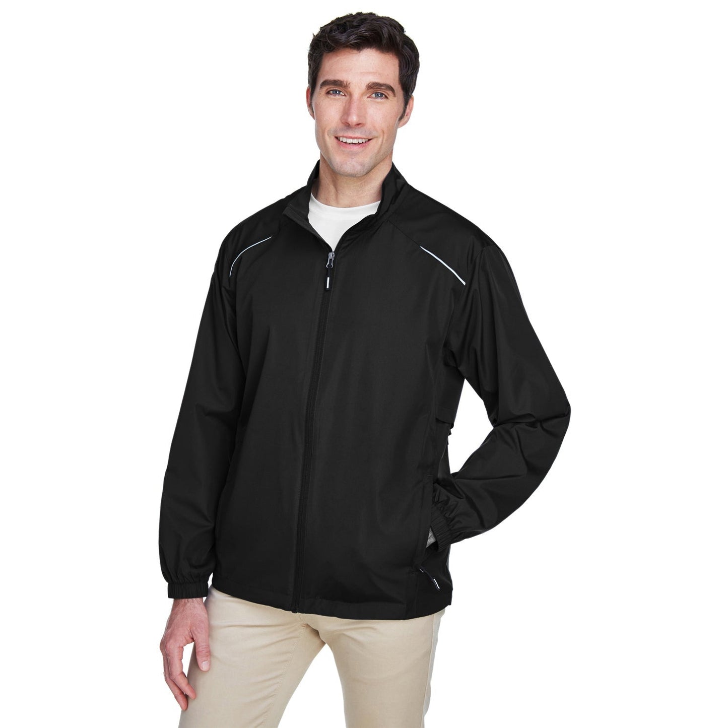 Black Lightweight Jacket - Core 365 - Water Resistant