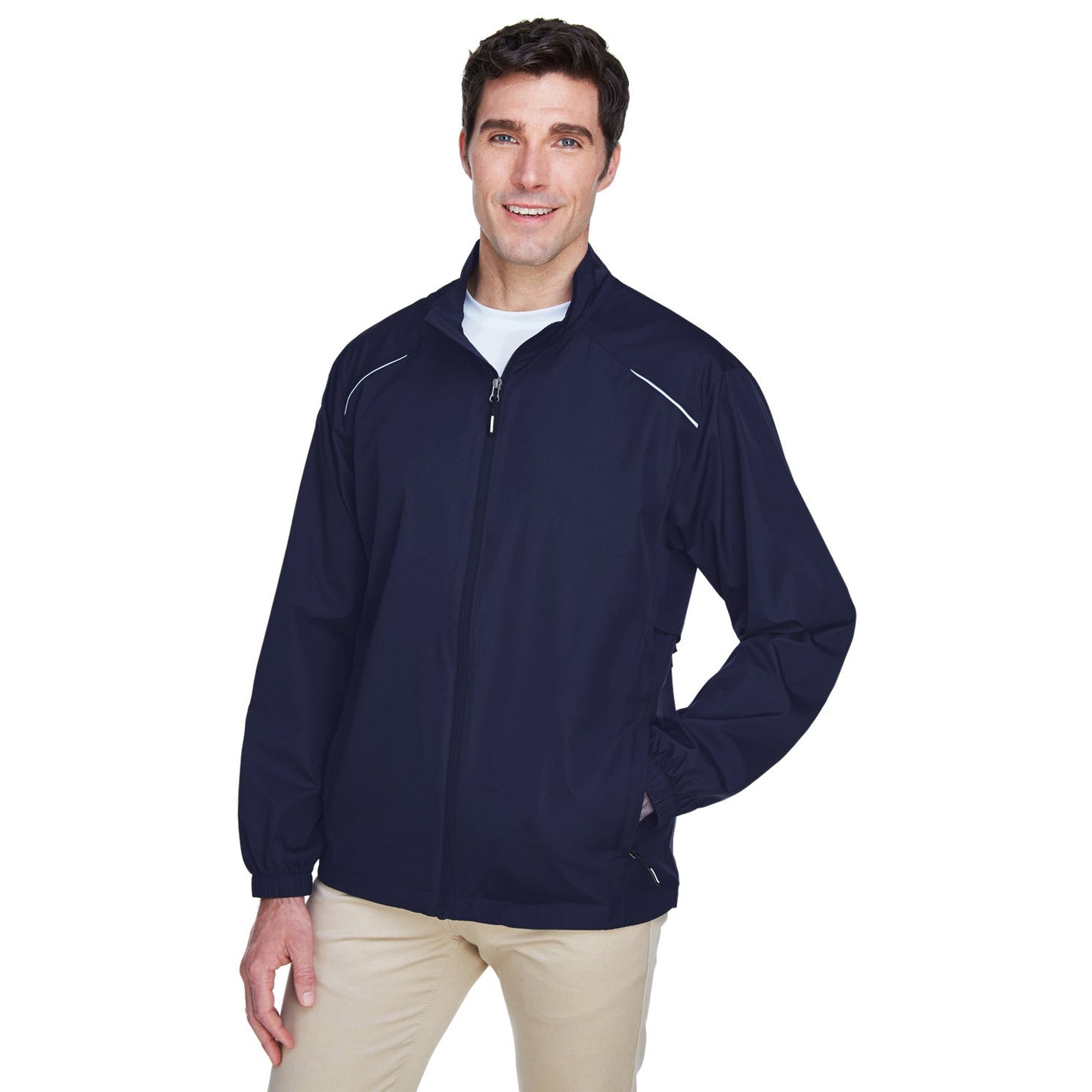 Black Lightweight Jacket - Core 365 - Water Resistant