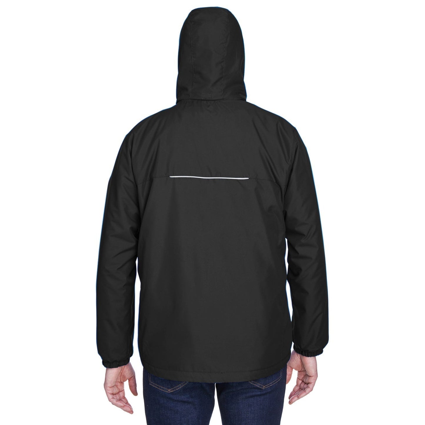 Black Insulated Jacket - Core 365 - Weather Resistant