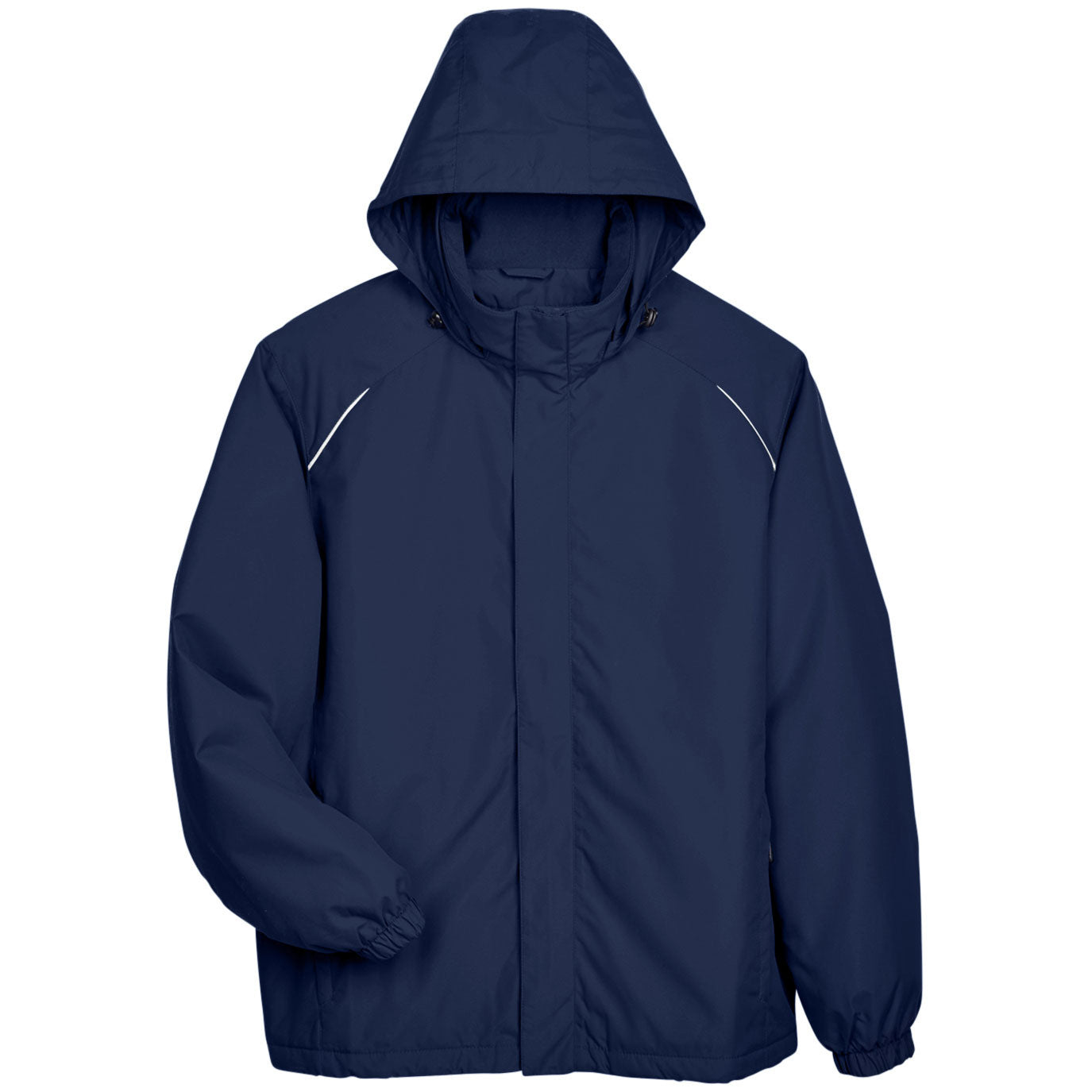 Black Insulated Jacket - Core 365 - Weather Resistant