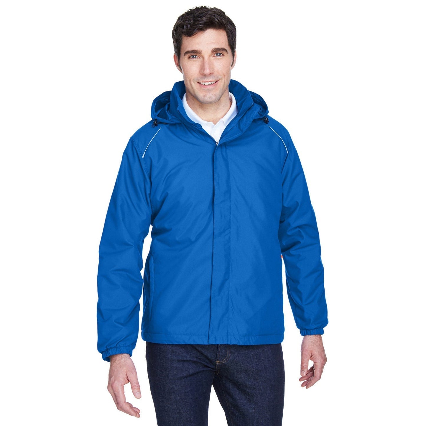 Black Insulated Jacket - Core 365 - Weather Resistant