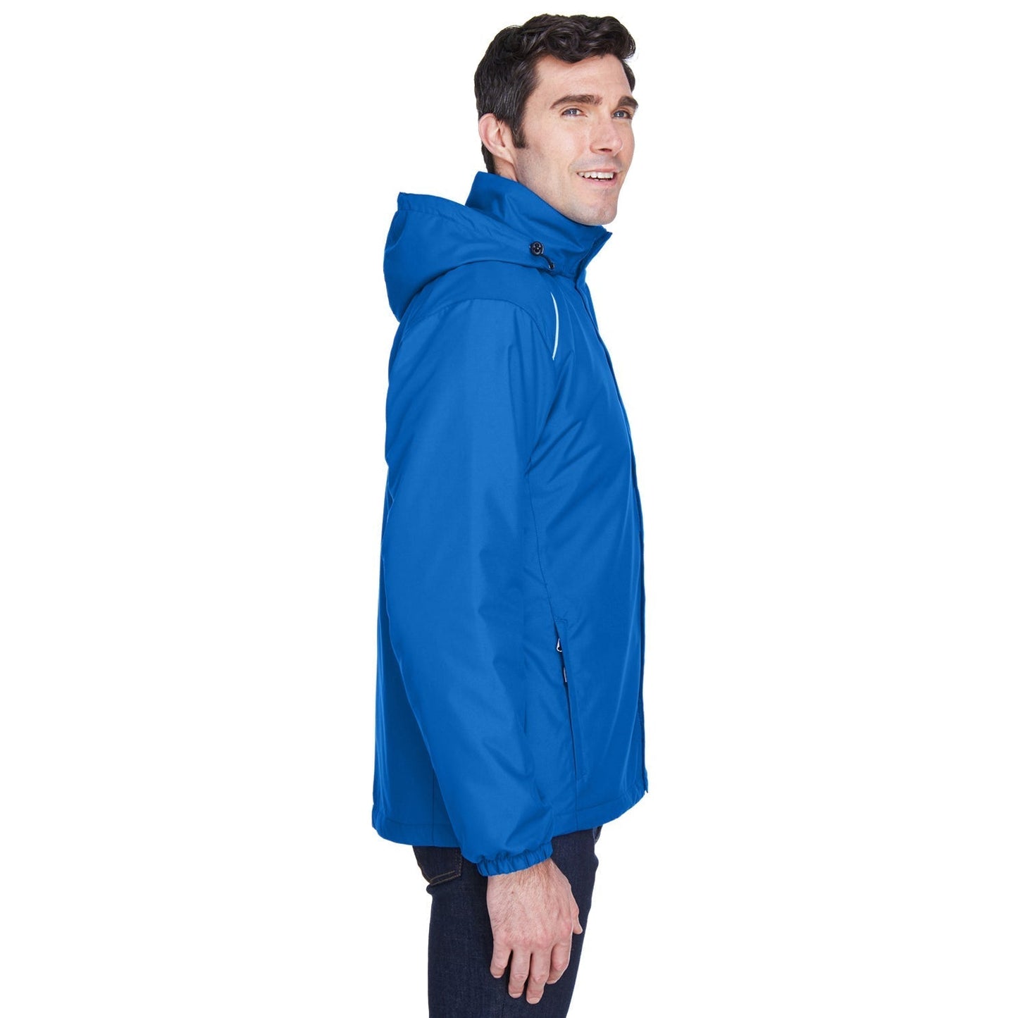 Black Insulated Jacket - Core 365 - Weather Resistant