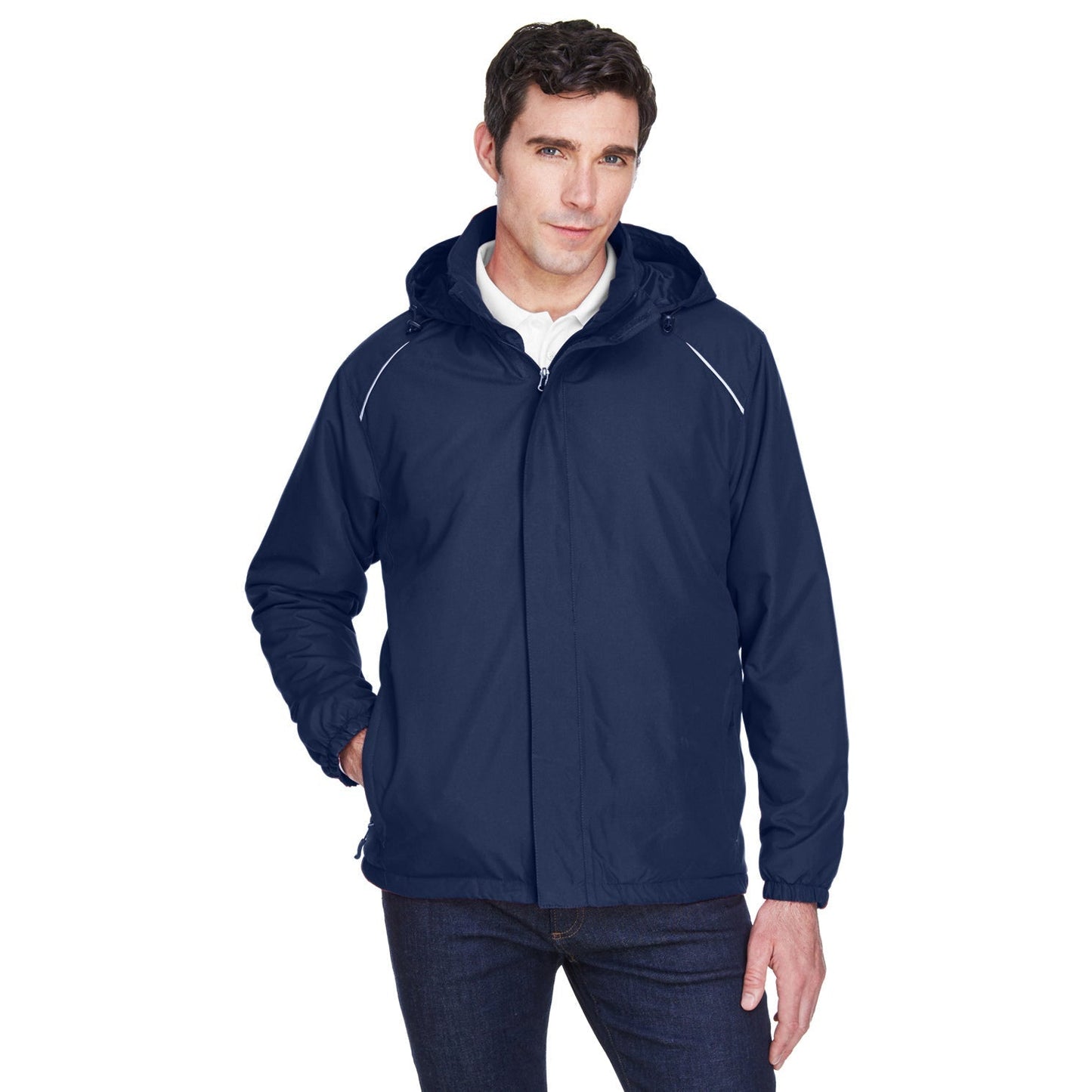Black Insulated Jackets - Core 365 - Functional Design