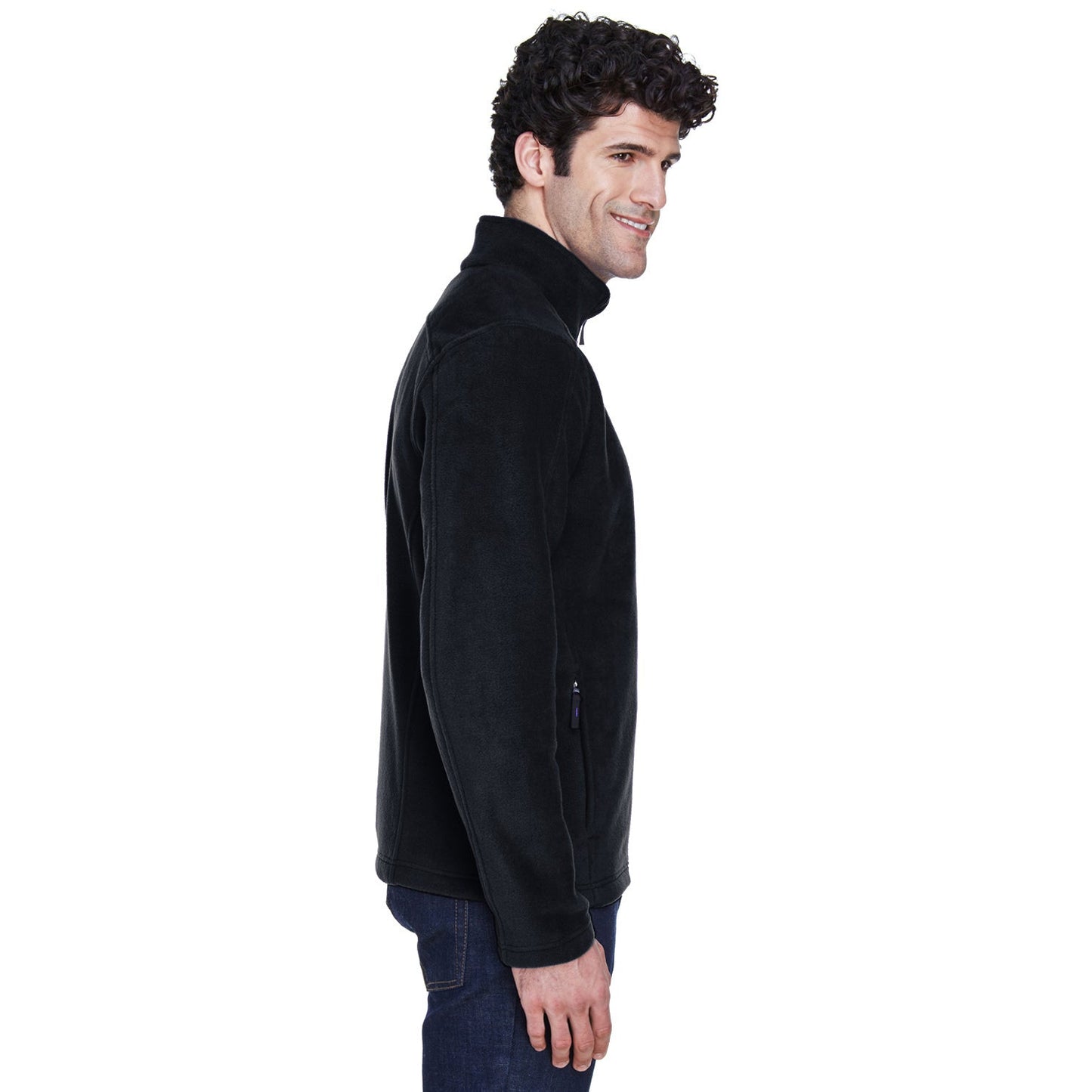 Black Fleece Jacket - Core 365 - Cozy Design