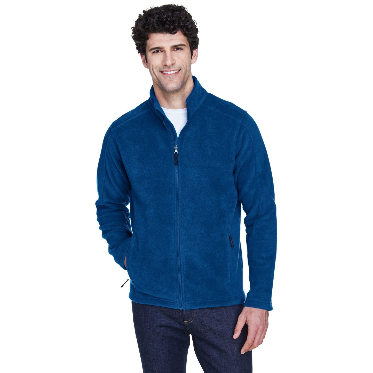 Black Fleece Jacket - Core 365 - Cozy Design