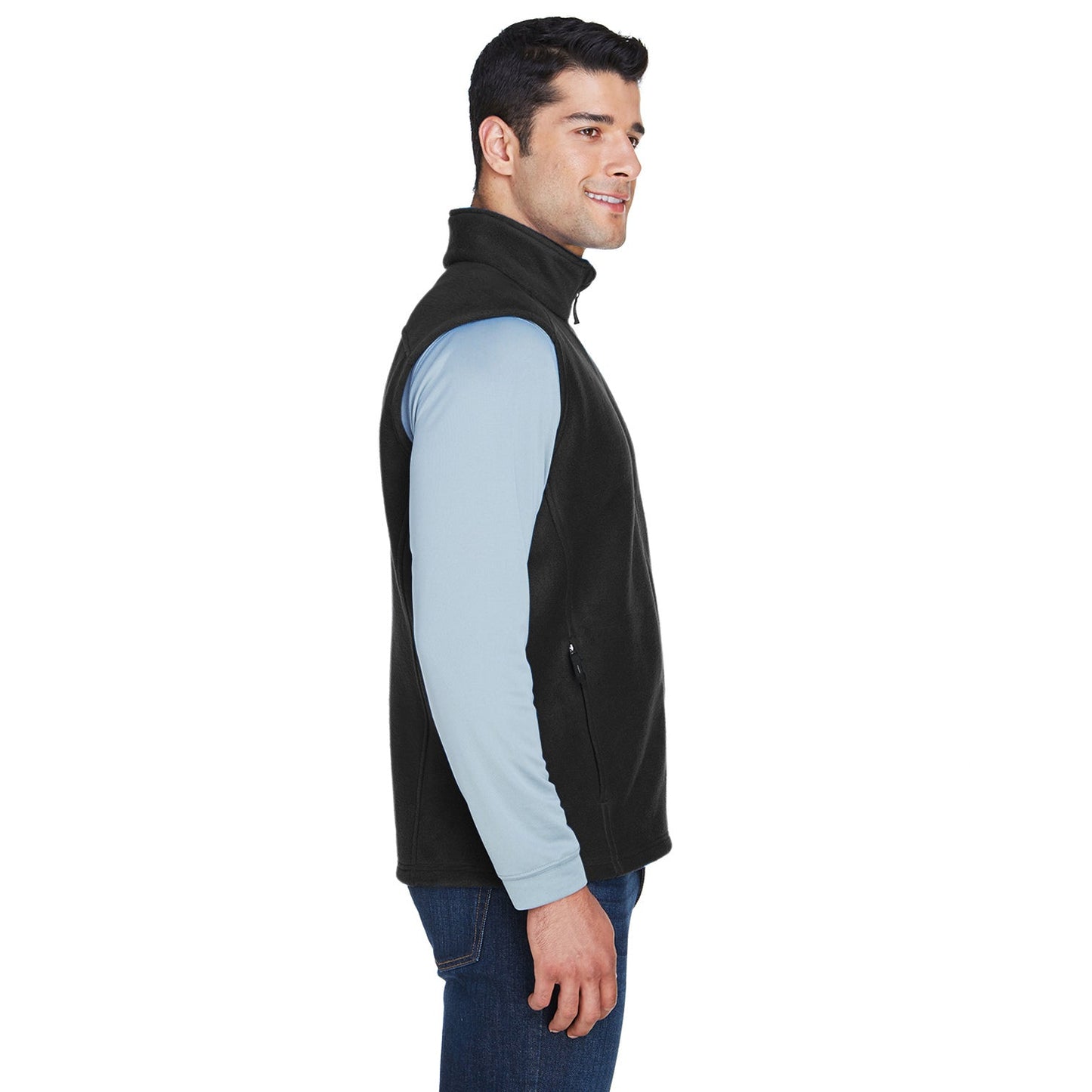 Black Vests - Core 365 - Cozy Fleece
