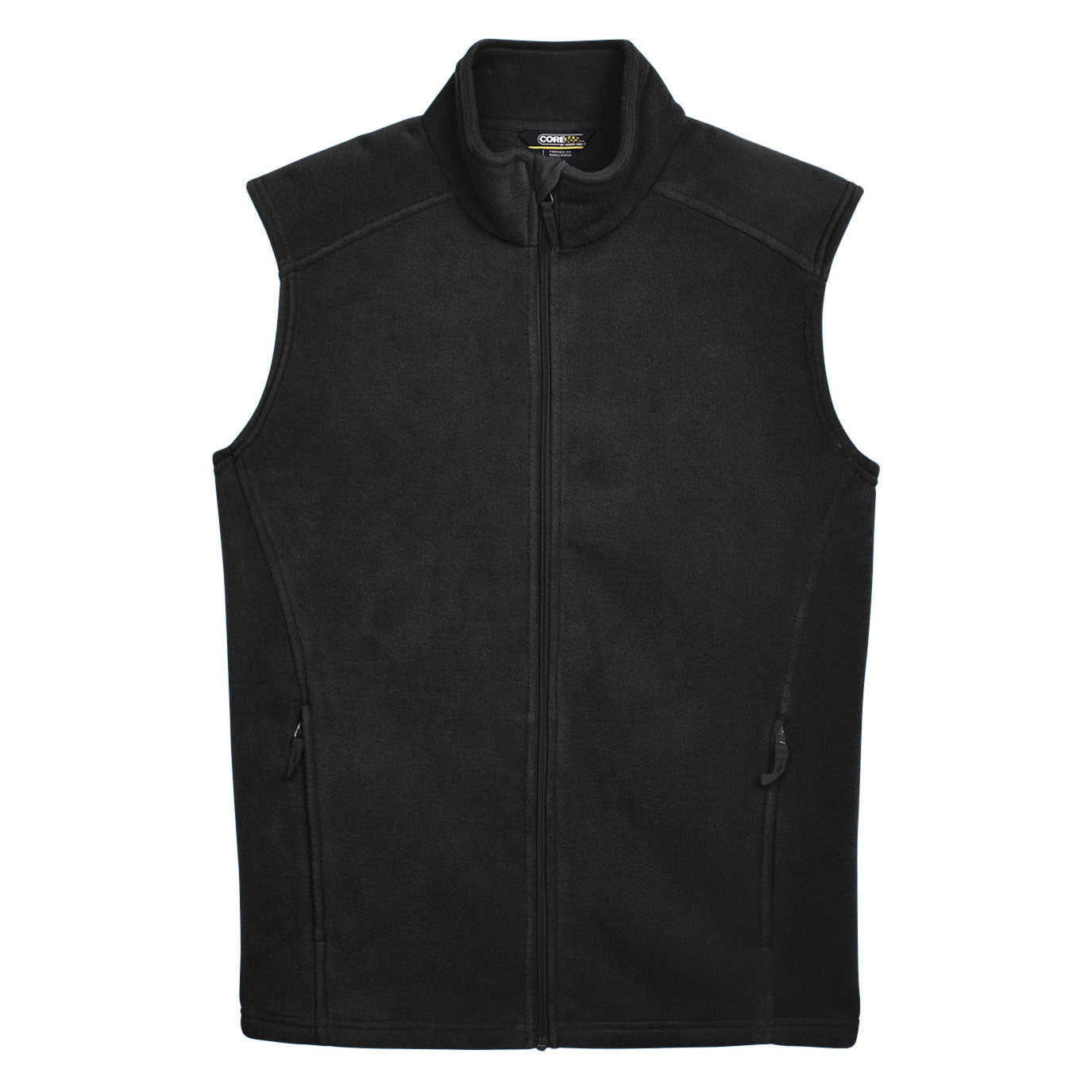 Black Vests - Core 365 - Cozy Fleece