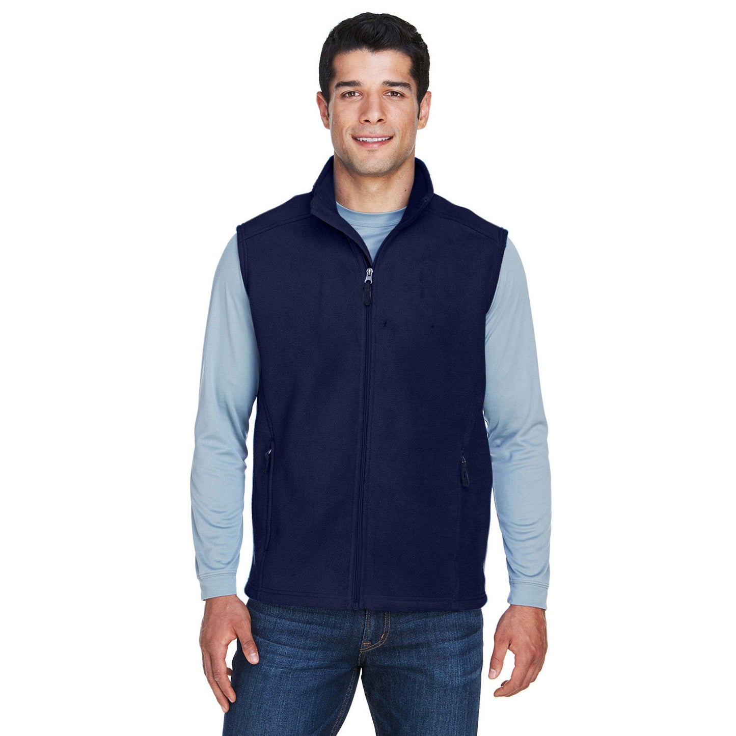 Black Vests - Core 365 - Cozy Fleece