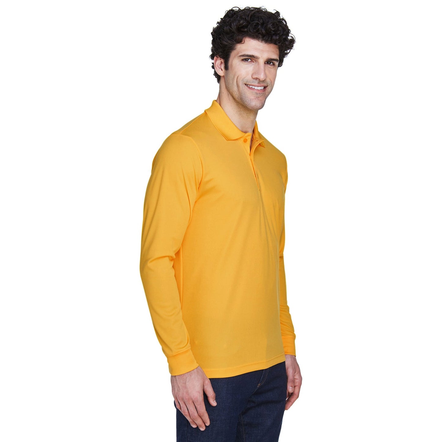 Black Performance Polo - Core 365 - Moisture Wicking