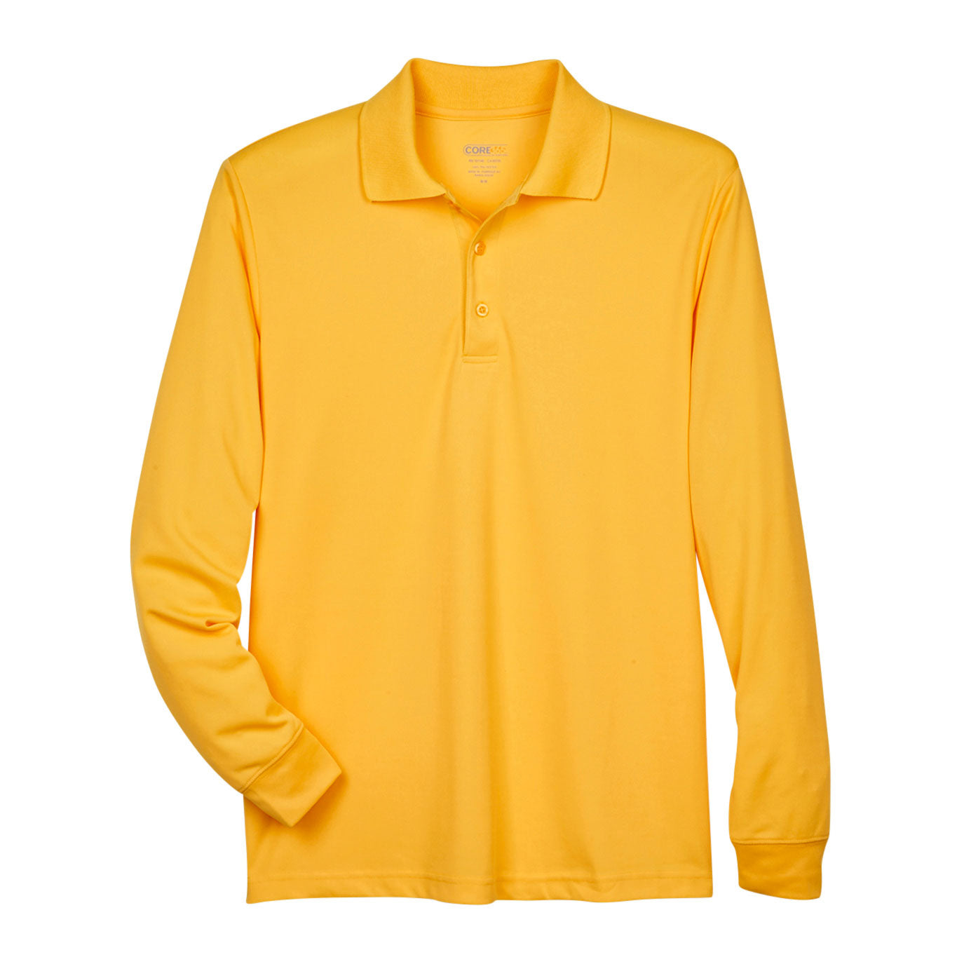 Black Performance Polo - Core 365 - Moisture Wicking
