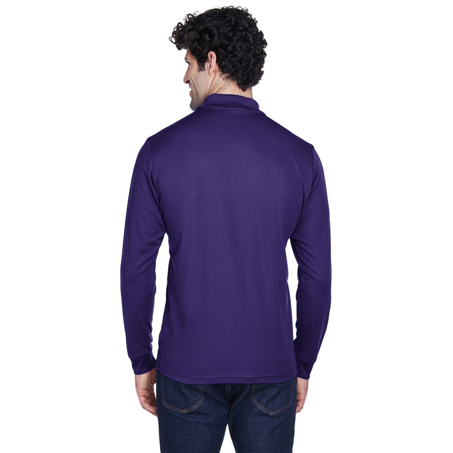 Black Performance Polo - Core 365 - Moisture Wicking