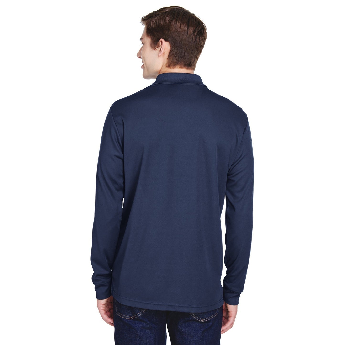 Black Performance Polo - Core 365 - Moisture Wicking