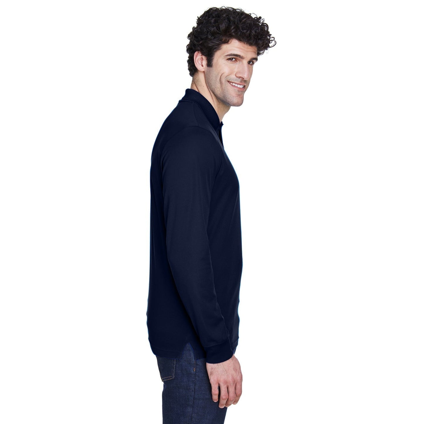 Black Polo Shirt - Core 365 - Moisture-Wicking Performance