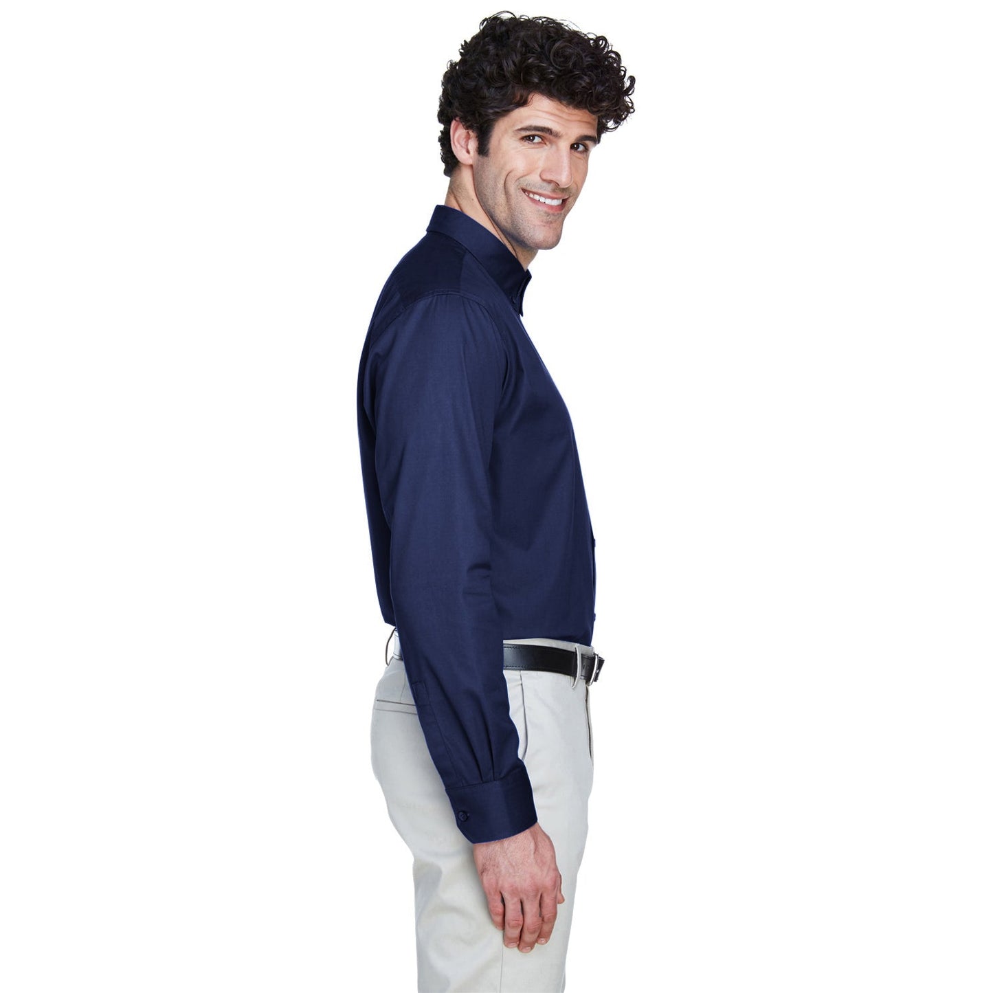 Black Button Up Shirt - Core 365 - Stylish Twill