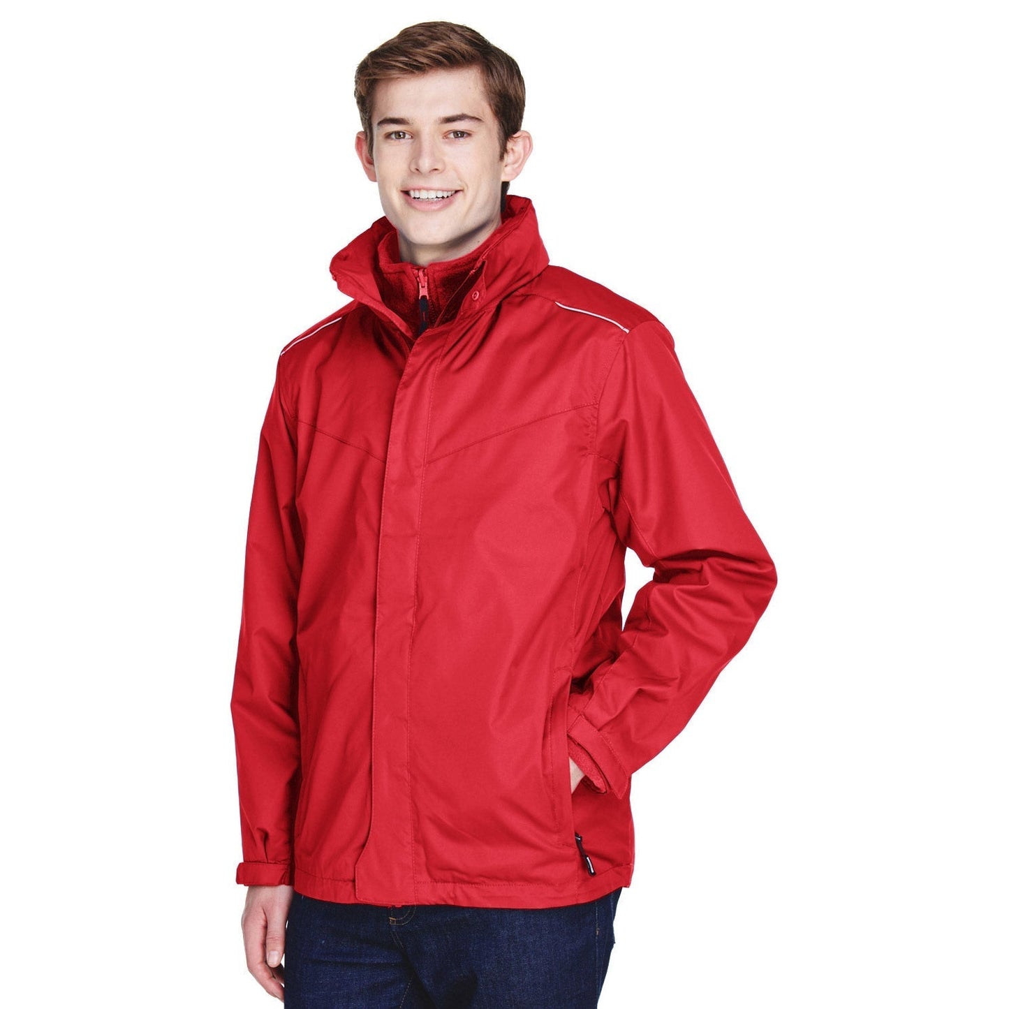 Black Jackets - Core 365 - Versatile 3-In-1 Design