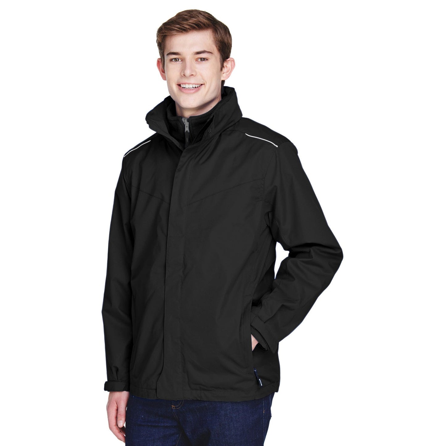 Black Jackets - Core 365 - Warm Fleece Liner
