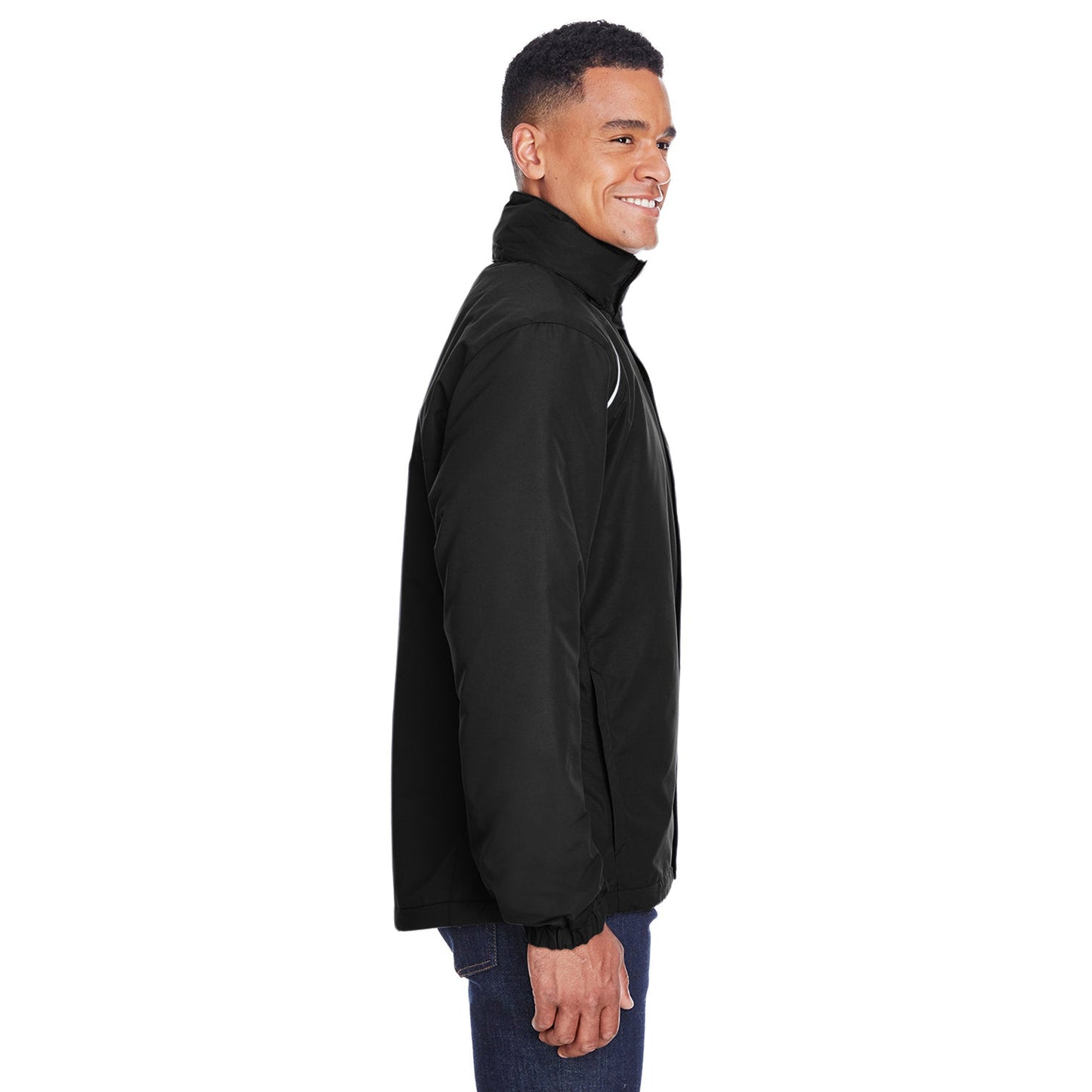 Black Jackets | Core 365 | Fleece-Lined Jacket - Core 365 - Cozy Comfort
