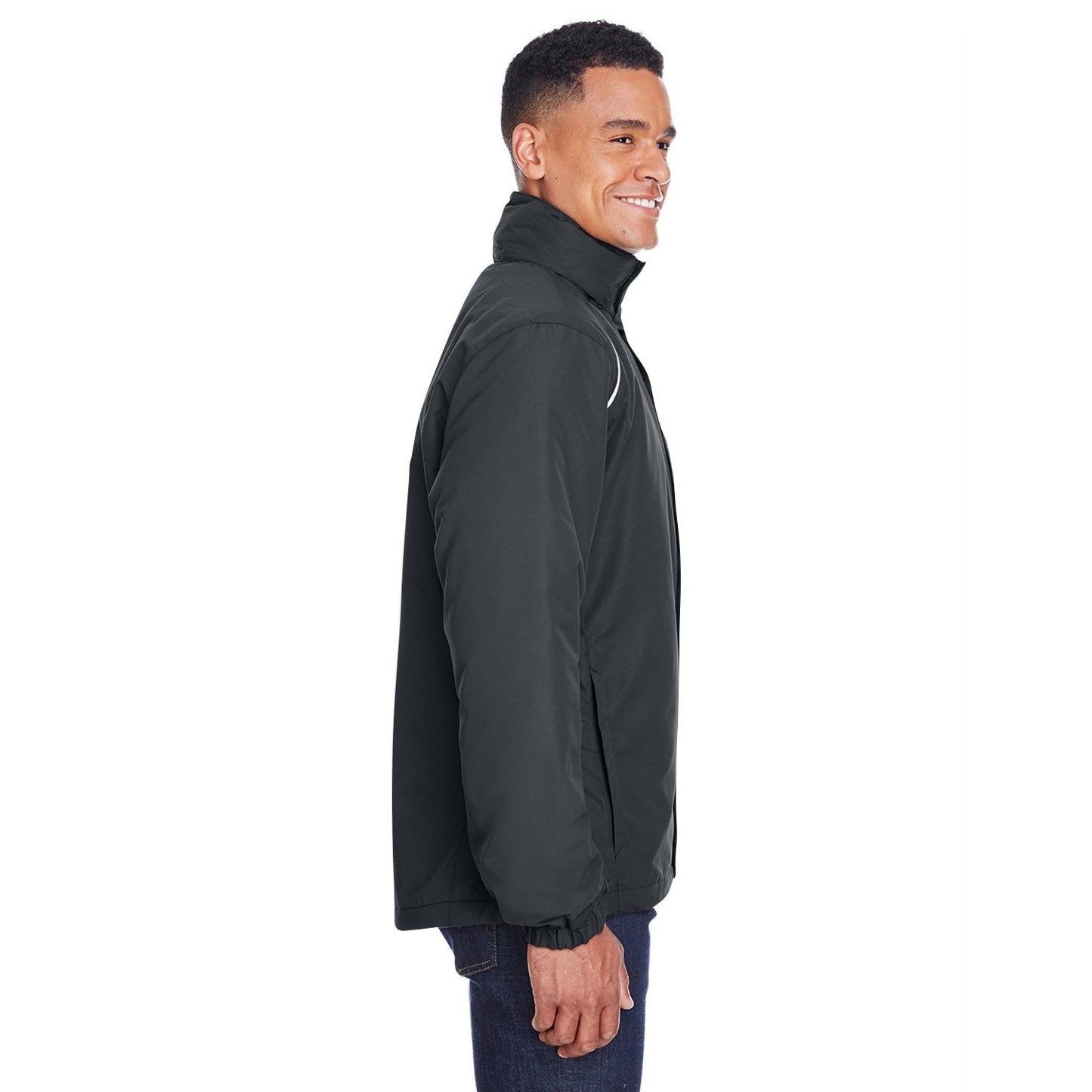 Black Jackets | Core 365 | Fleece-Lined Jacket - Core 365 - Cozy Comfort