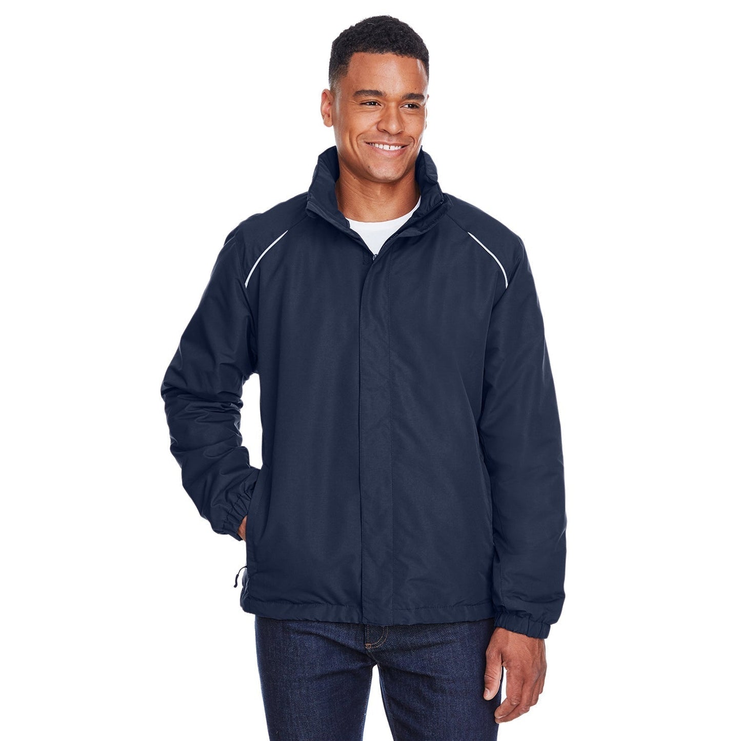 Black Jackets | Core 365 | Fleece-Lined Jacket - Core 365 - Cozy Comfort
