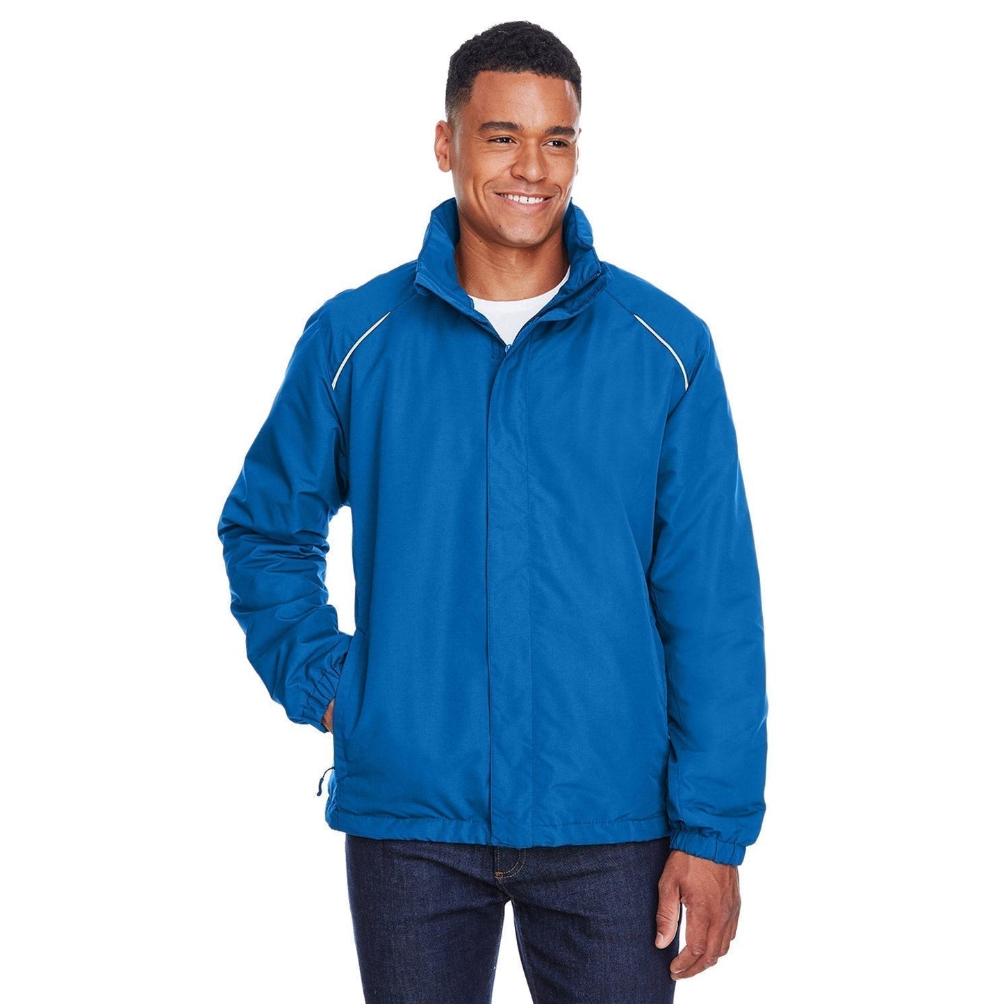 Black Jackets | Core 365 | Fleece-Lined Jacket - Core 365 - Cozy Comfort