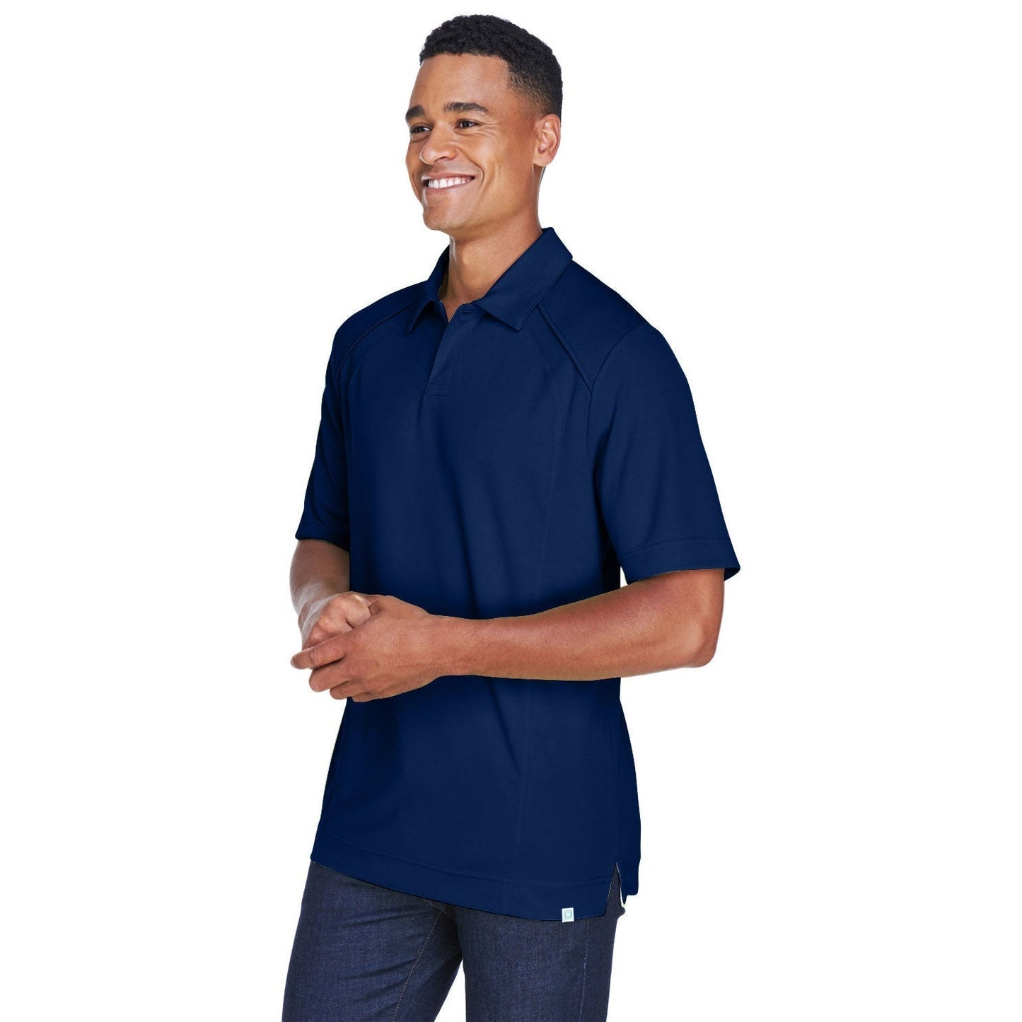 Black Polo Shirt - North End - Eco-Friendly Design