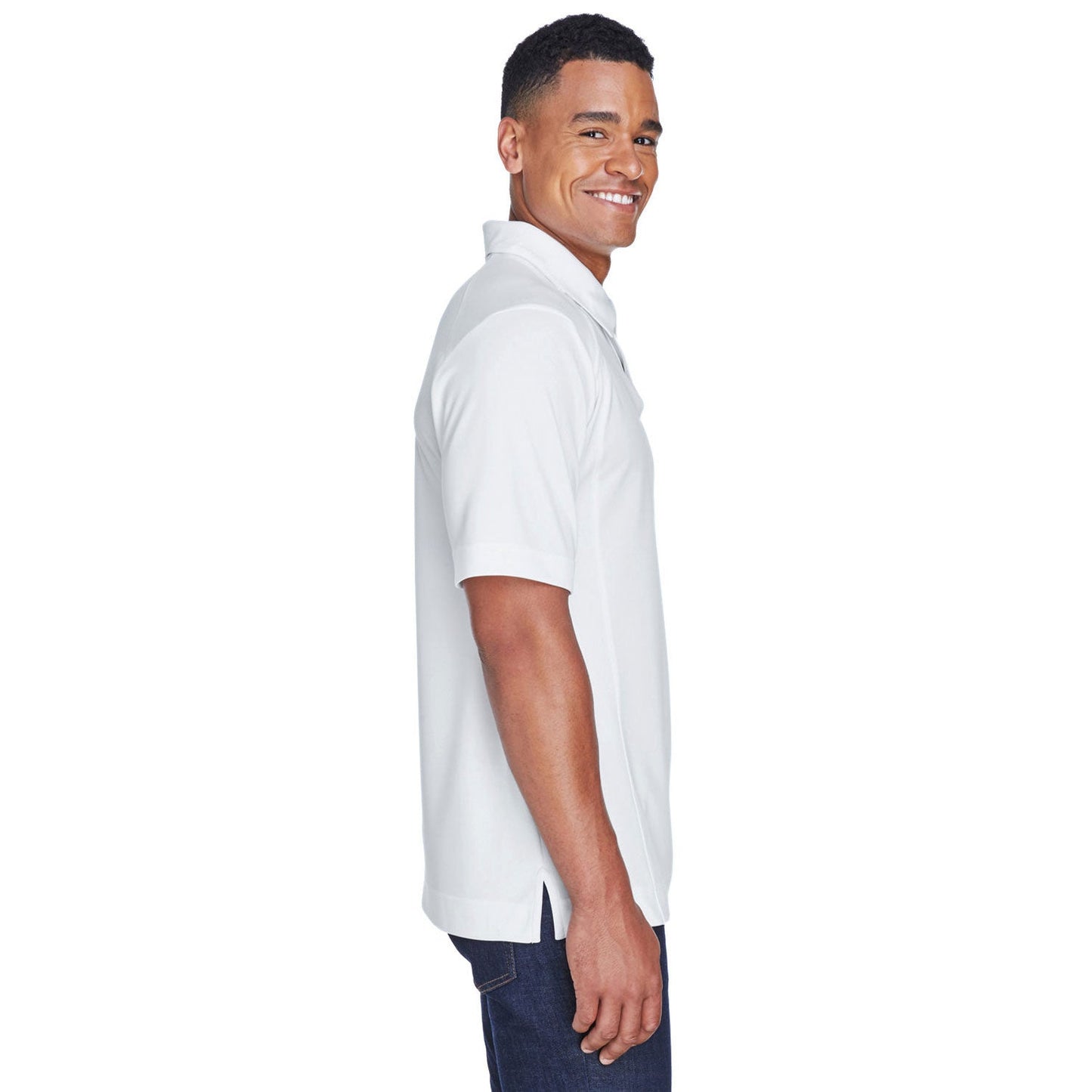 Black Polo Shirt - North End - Eco-Friendly Design