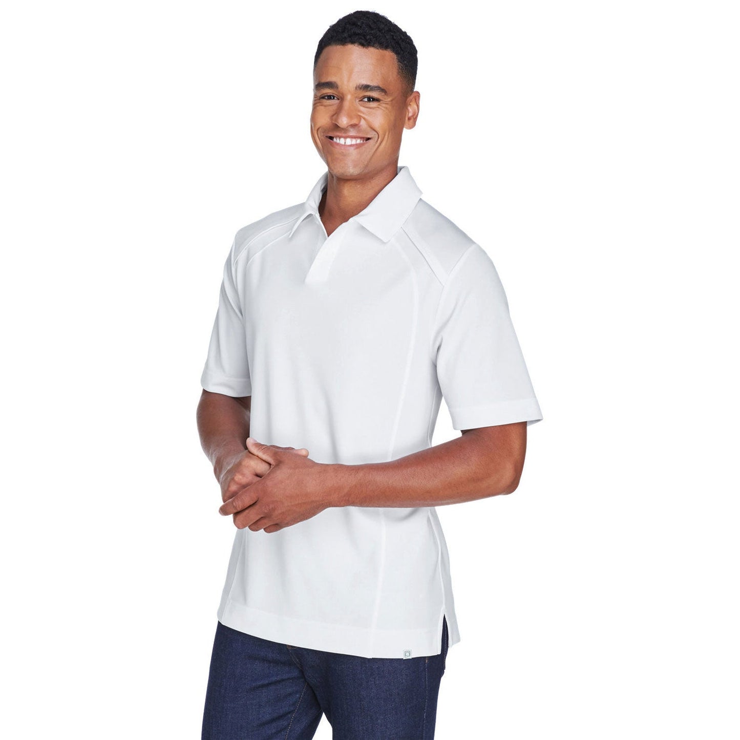 Black Polo Shirt - North End - Eco-Friendly Design