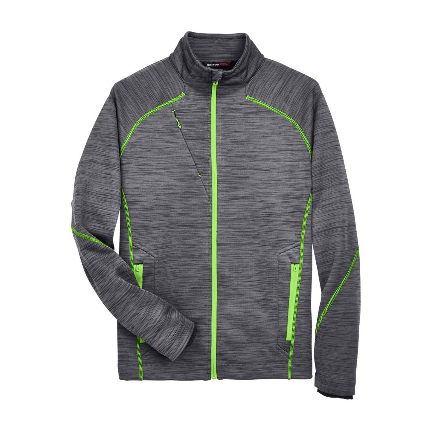 Carbon/Black Jacket - North End - Comfortable Fleece - Stylish