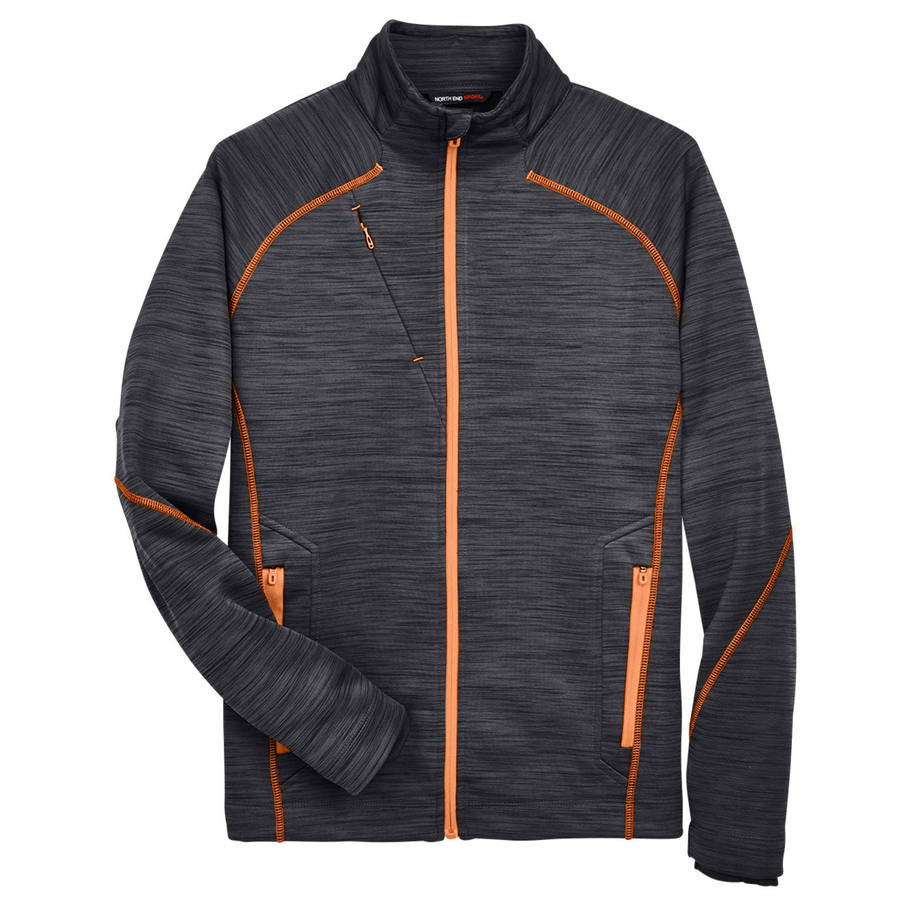 Carbon/Black Jacket - North End - Comfortable Fleece - Stylish