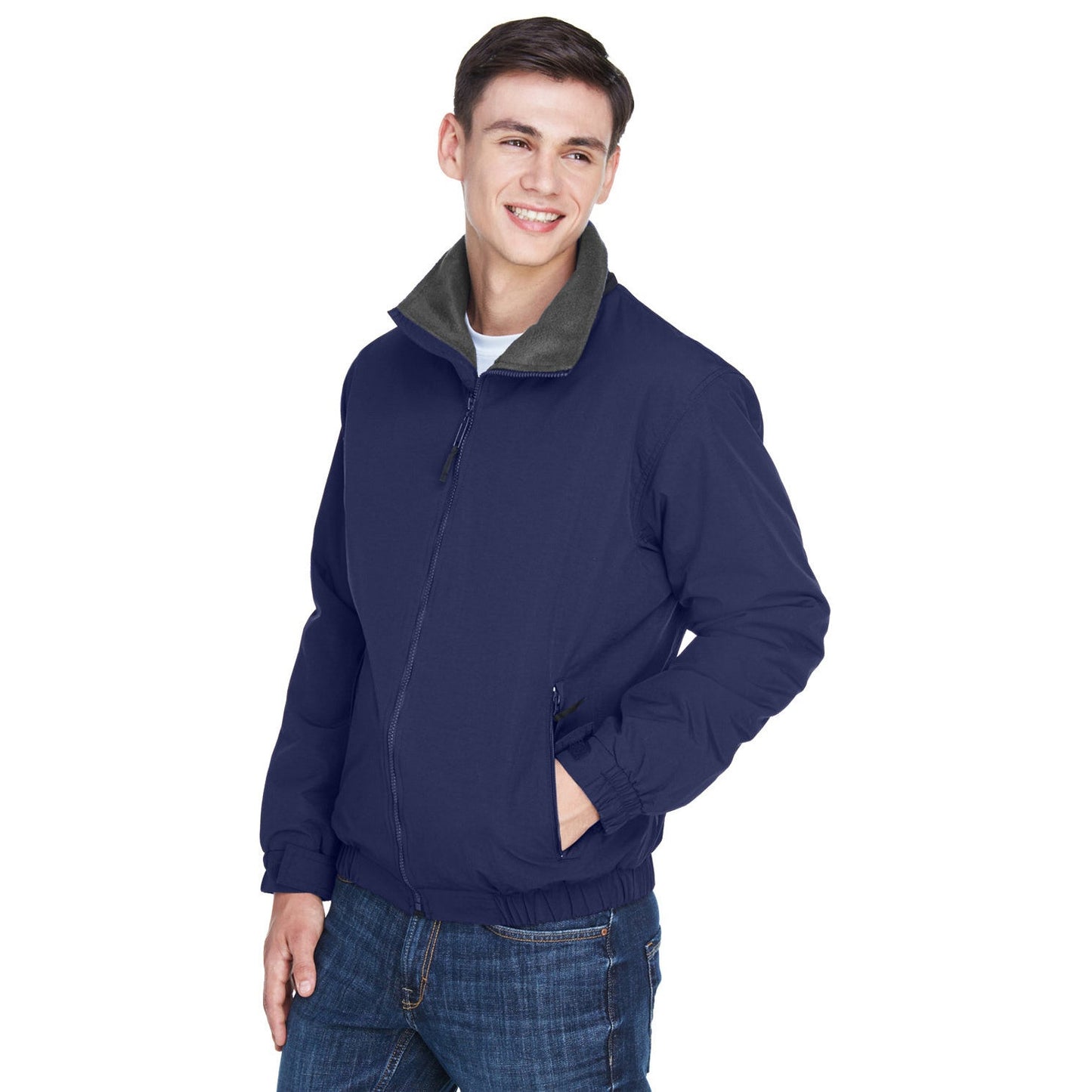 Black/Black Jacket - UltraClub - Water Resistant
