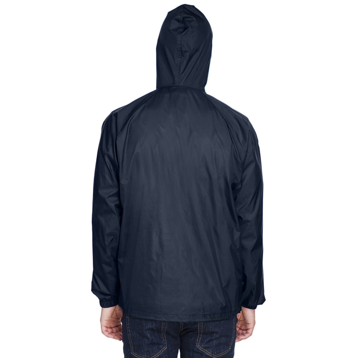 Black Jackets - UltraClub - Hooded Pullover Pack Away