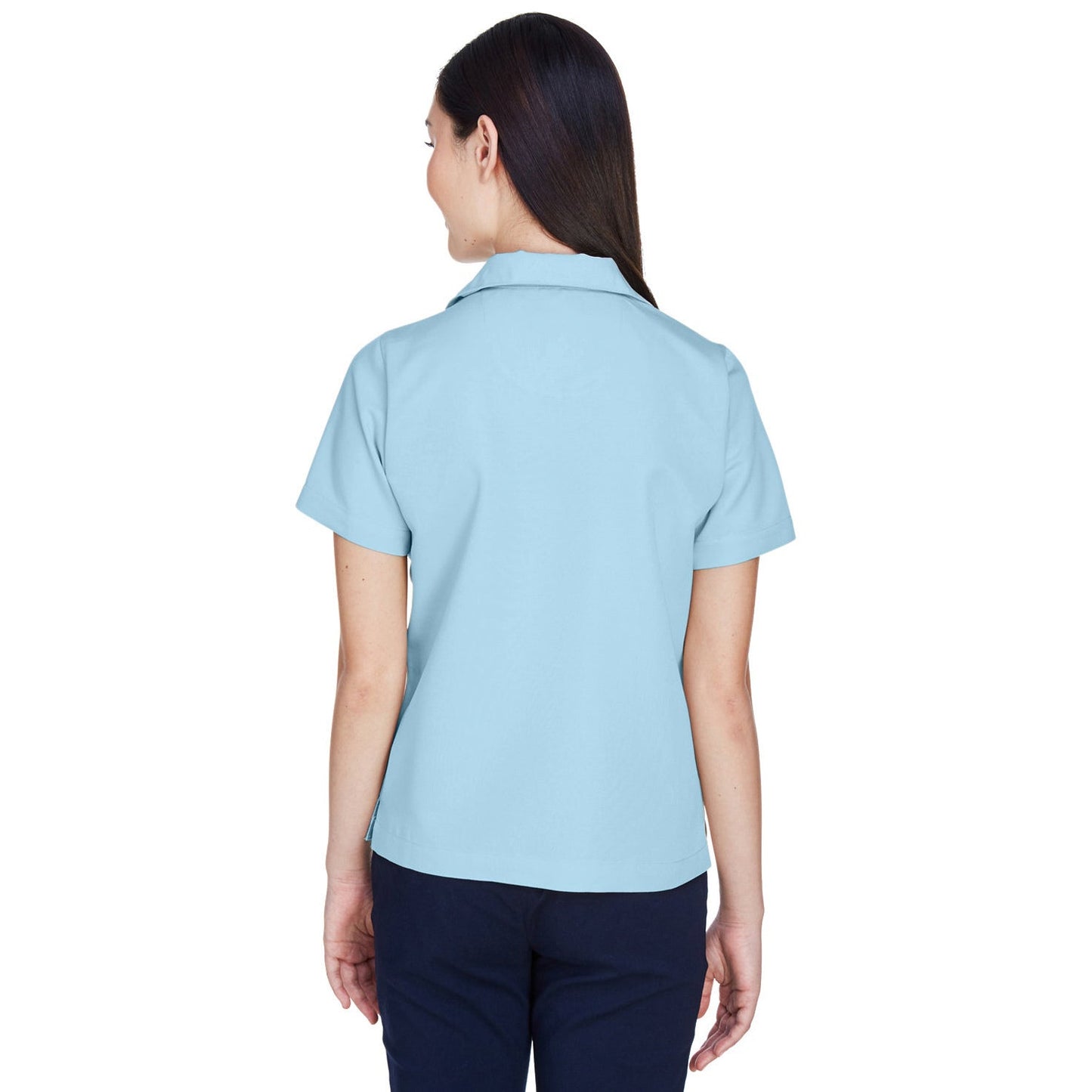 Brick Button Up Shirts - UltraClub - Soft Microfiber