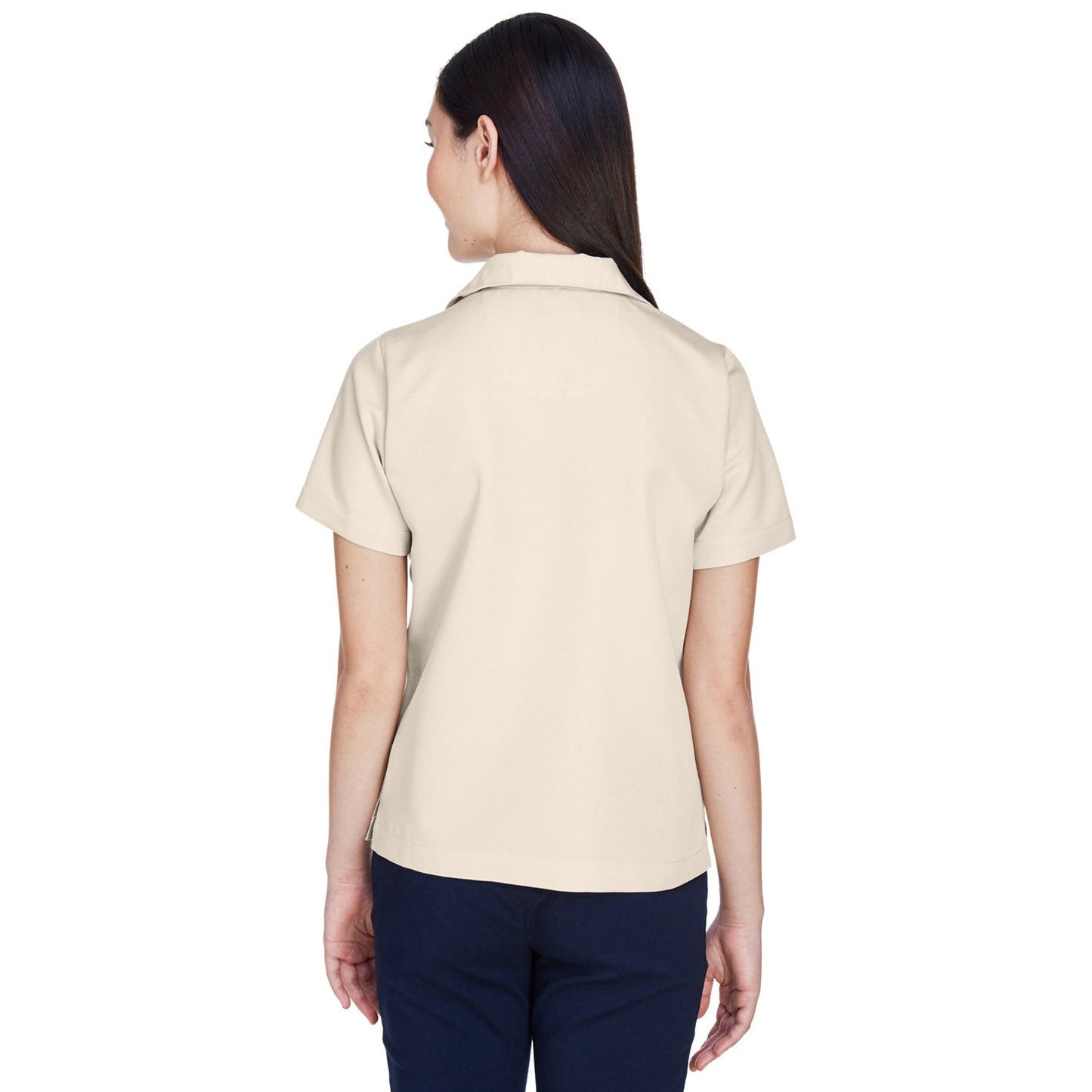 Brick Button Up Shirts - UltraClub - Soft Microfiber
