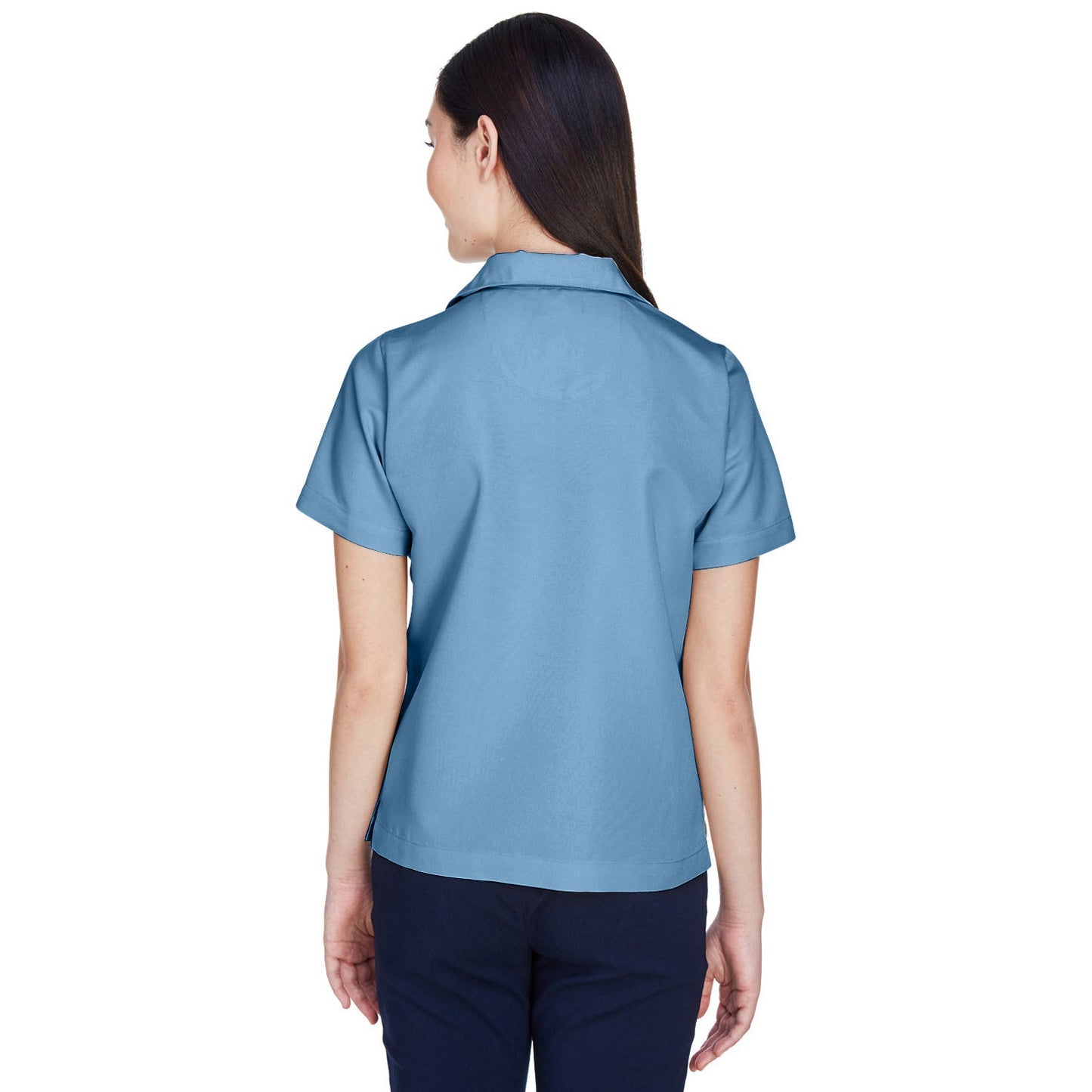 Brick Button Up Shirts - UltraClub - Soft Microfiber