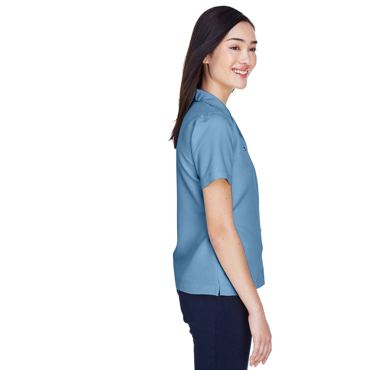 Brick Button Up Shirts - UltraClub - Soft Microfiber