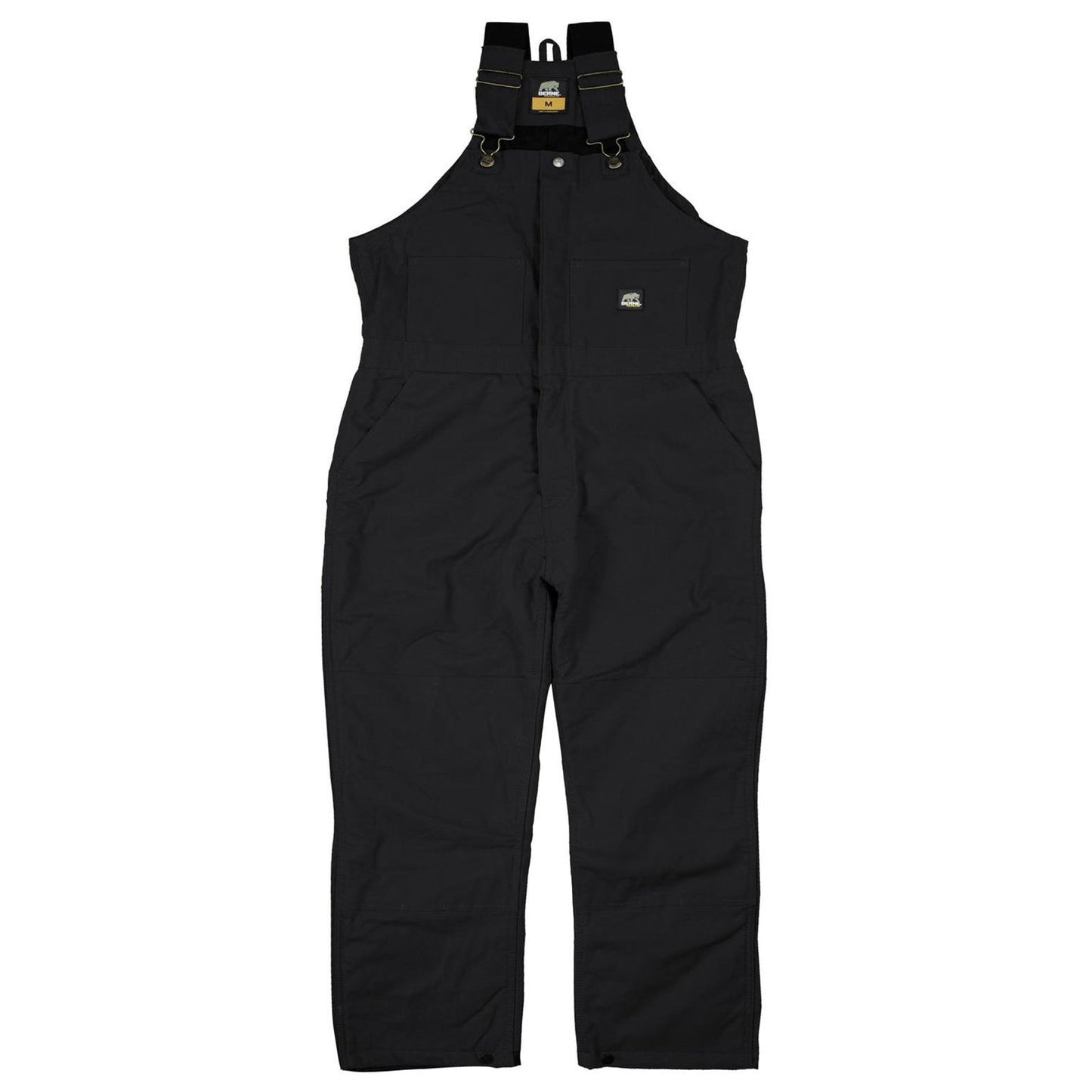 Black Insulated Bib Overalls - Berne - Durable Comfort