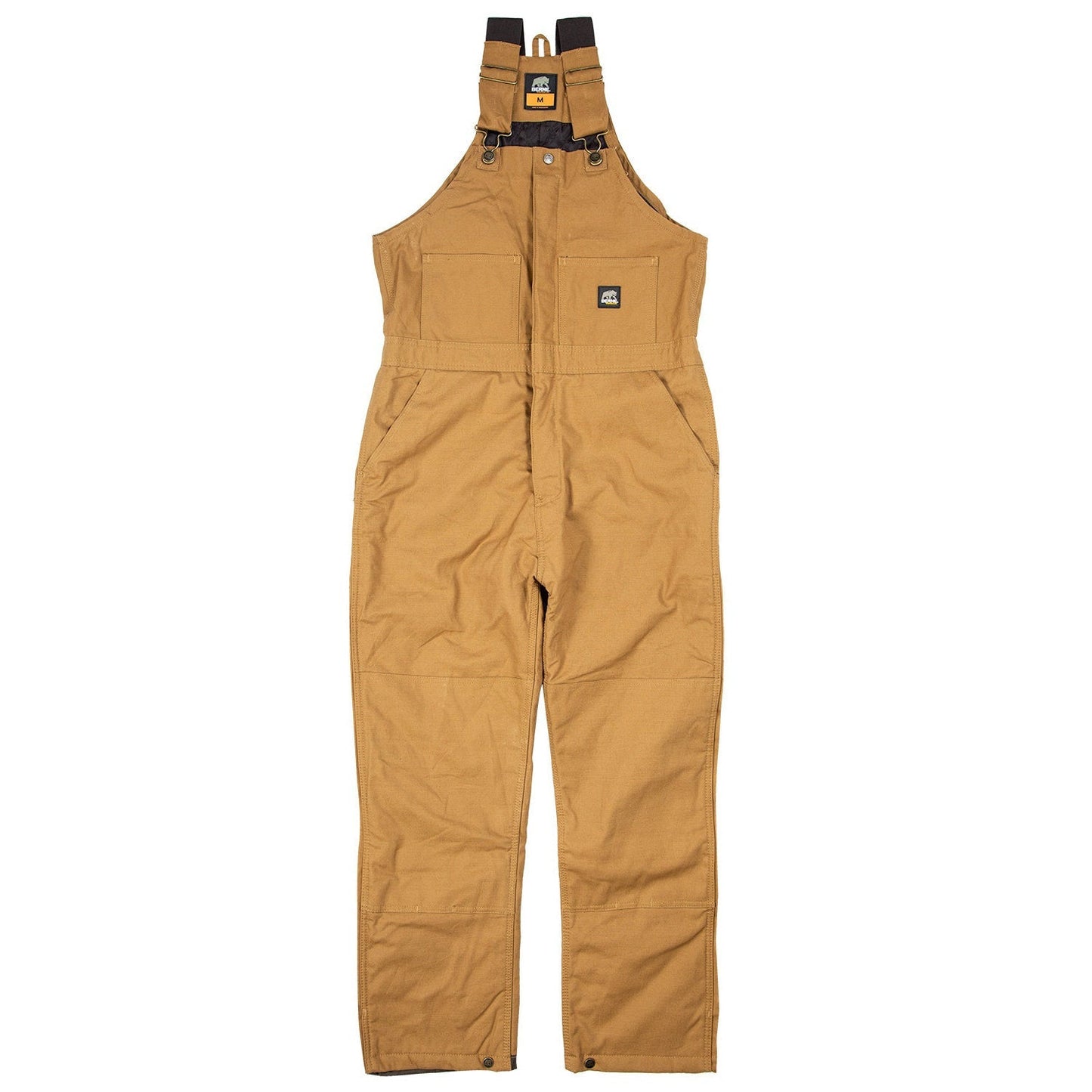Black Insulated Bib Overalls - Berne - Durable Comfort