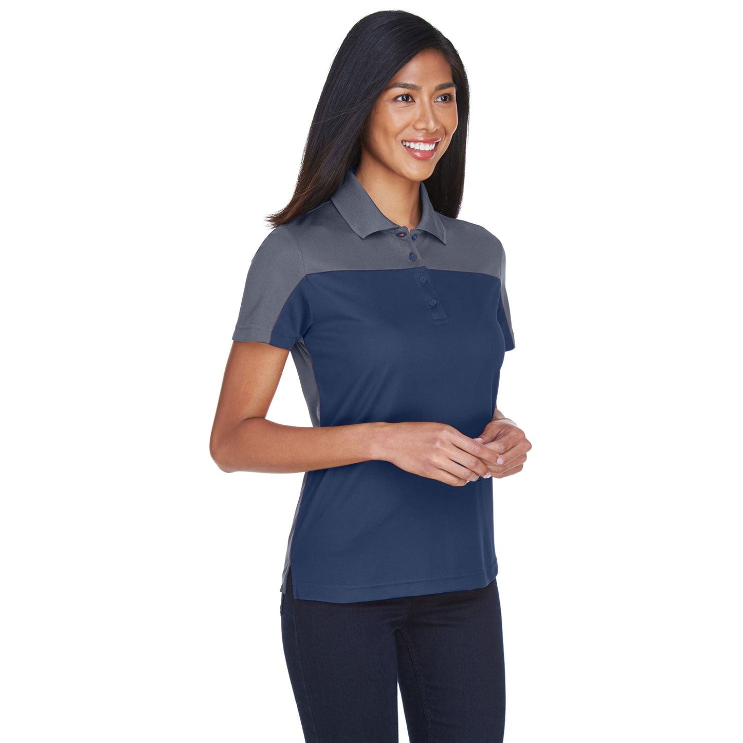 Black/Carbon Polo Shirt - Core 365 - Performance Style
