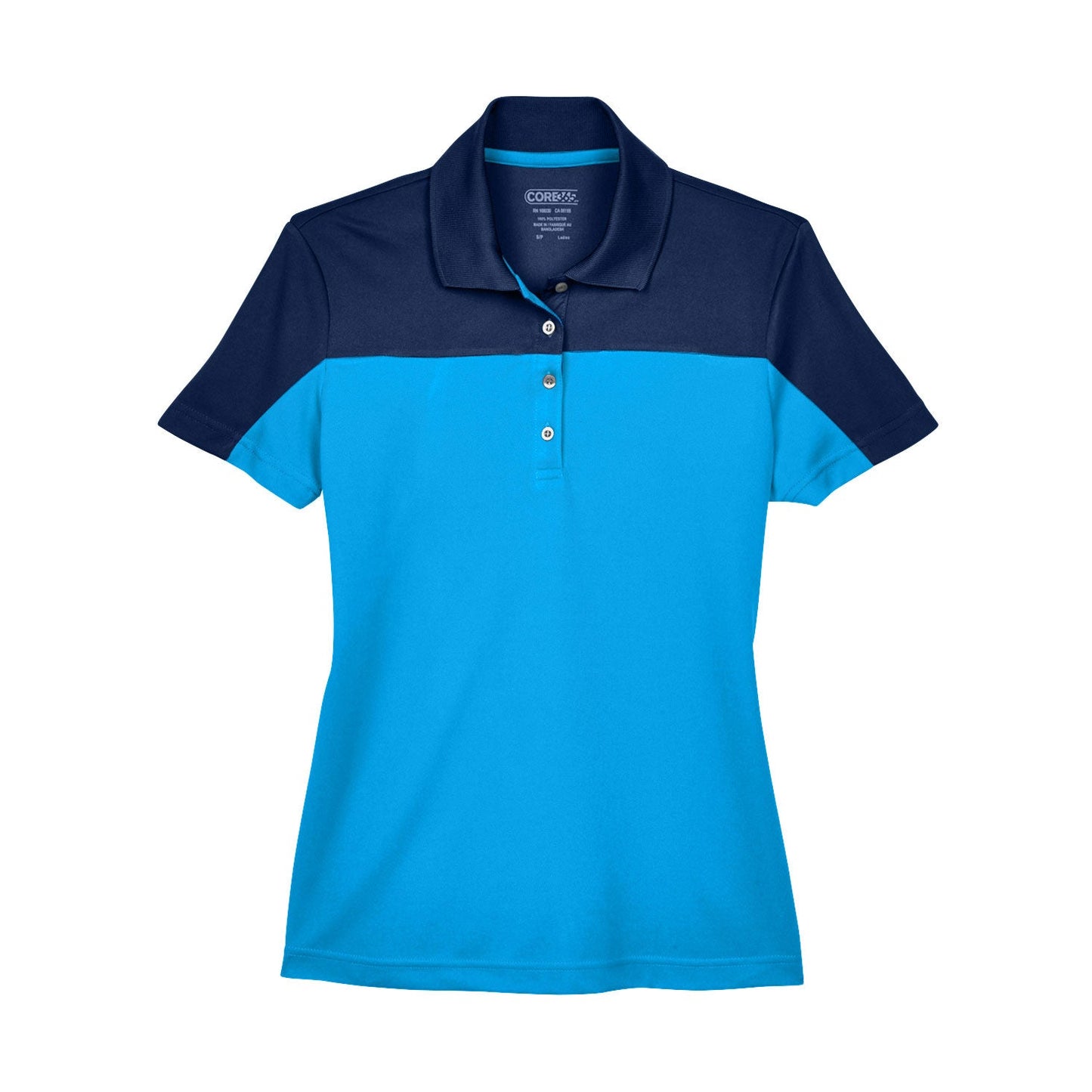 Black/Carbon Polo Shirt - Core 365 - Performance Style