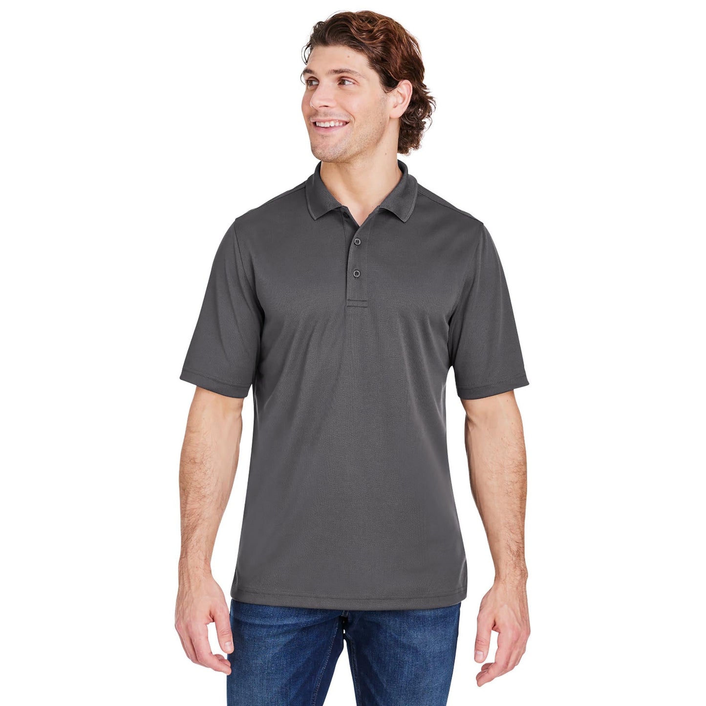 Black Polo Shirt - Core 365 - Snag Resistant Fabric