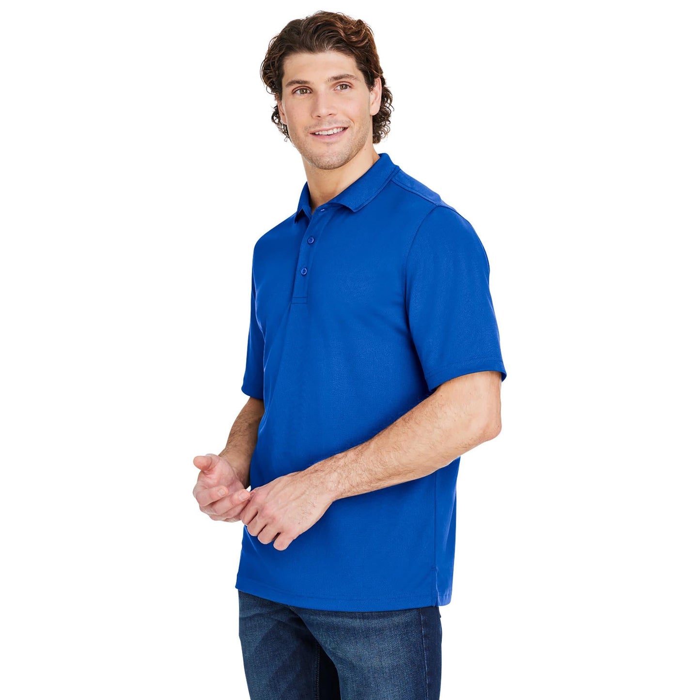 Black Polo Shirt - Core 365 - Snag Resistant Fabric