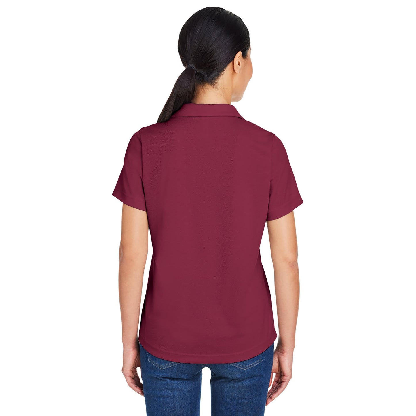Black Polo Shirt - Core 365 - Snag Resistant Mesh