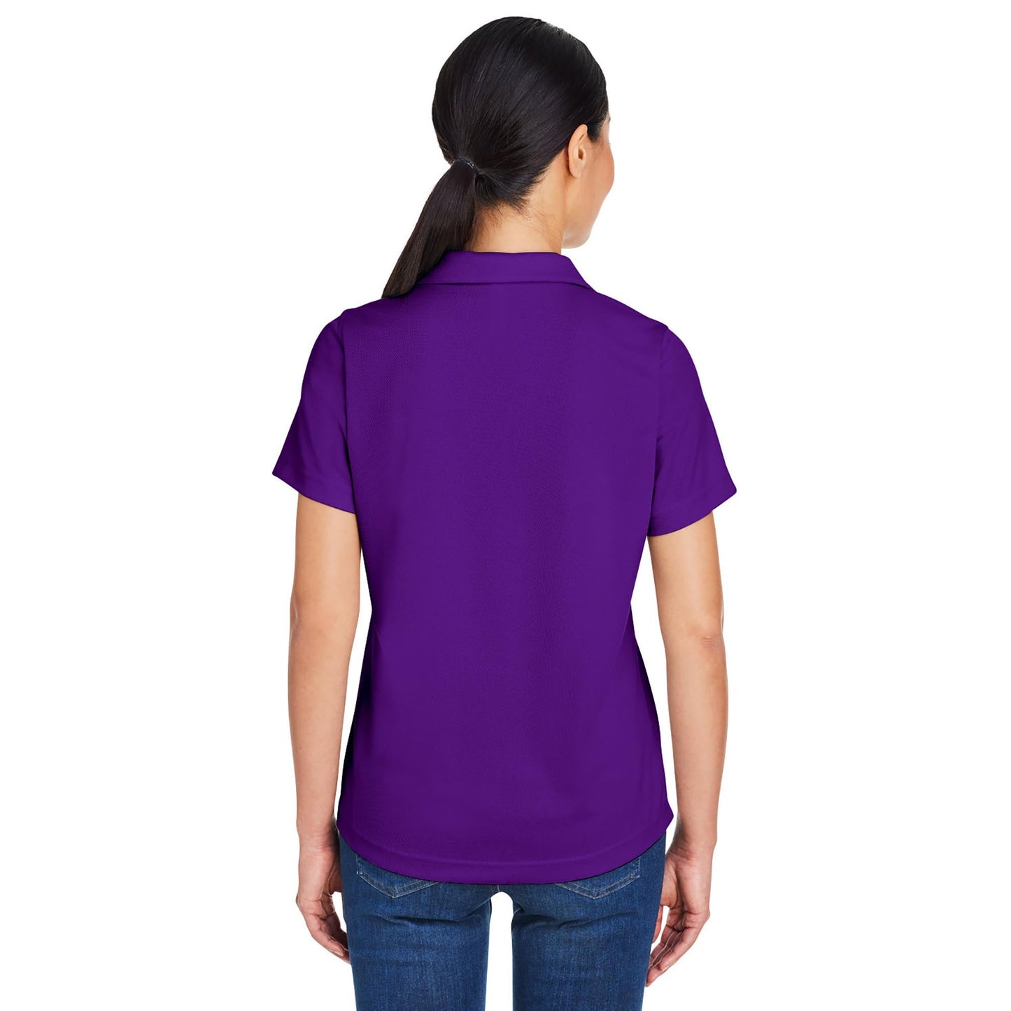 Black Polo Shirt - Core 365 - Snag Resistant Mesh