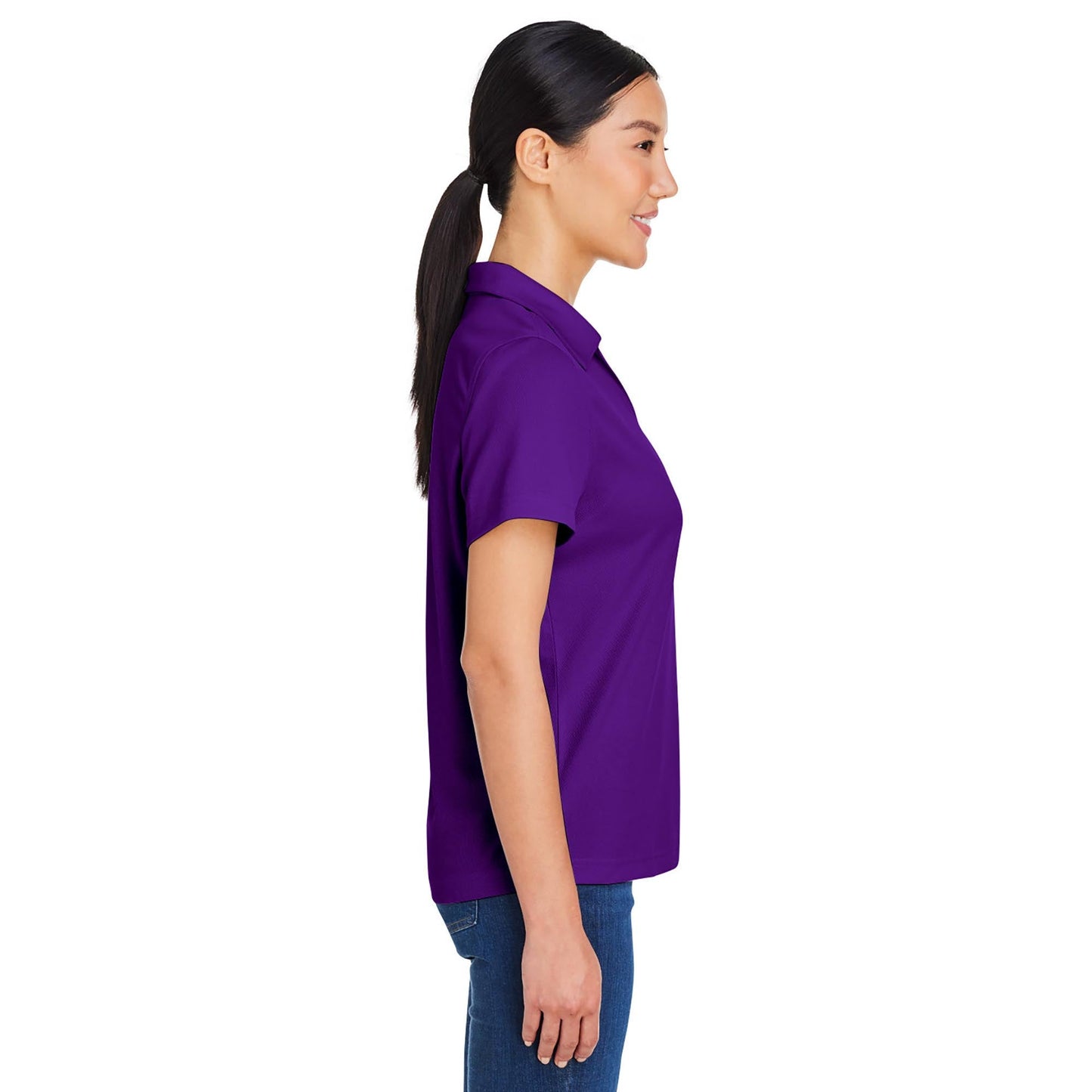 Black Polo Shirt - Core 365 - Snag Resistant Mesh