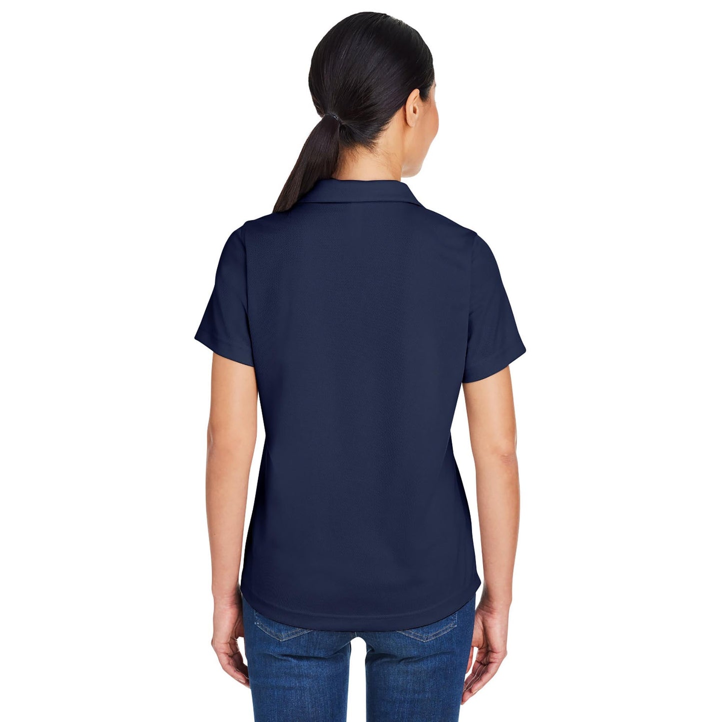 Black Polo Shirt - Core 365 - Snag Resistant Mesh