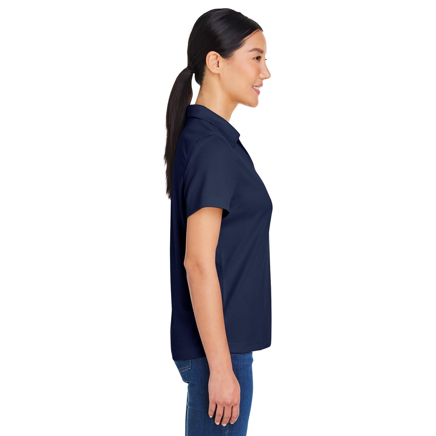 Black Polo Shirt - Core 365 - Snag Resistant Mesh